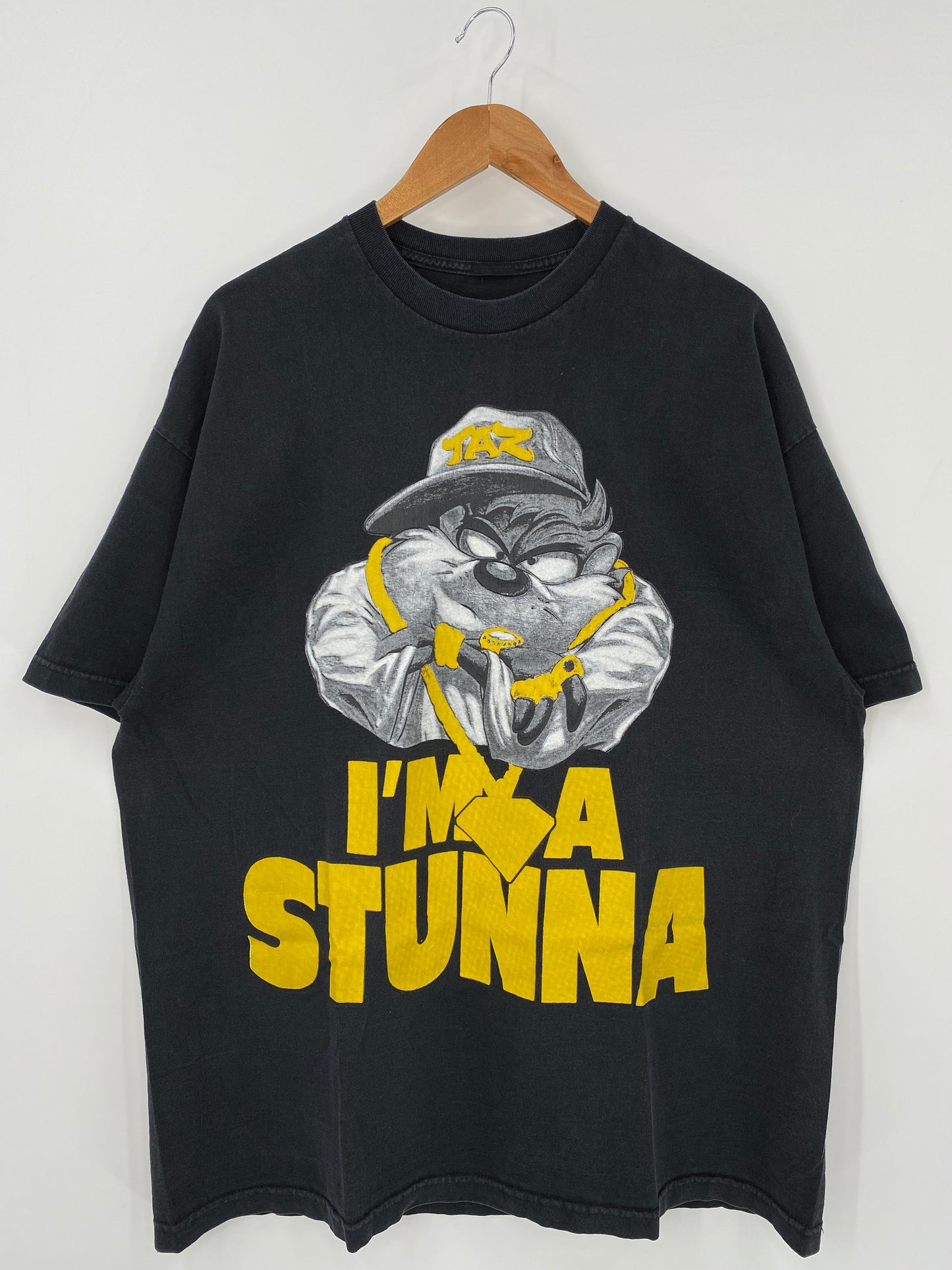 Vintage  LOONEY TUNES TAZ Size No tag (Approx.XXL) T-Shirts / A6501