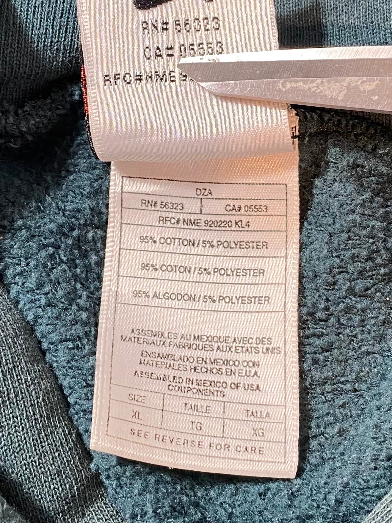 90’s NIKE Mini Swoosh Size XL Vintage Hoodie Sweat-shirt / 8974