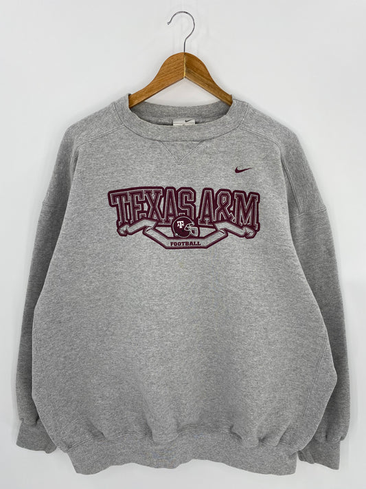 00’ NIKE TEXAS A&M Size XL Vintage Sweat-shirt / 7161