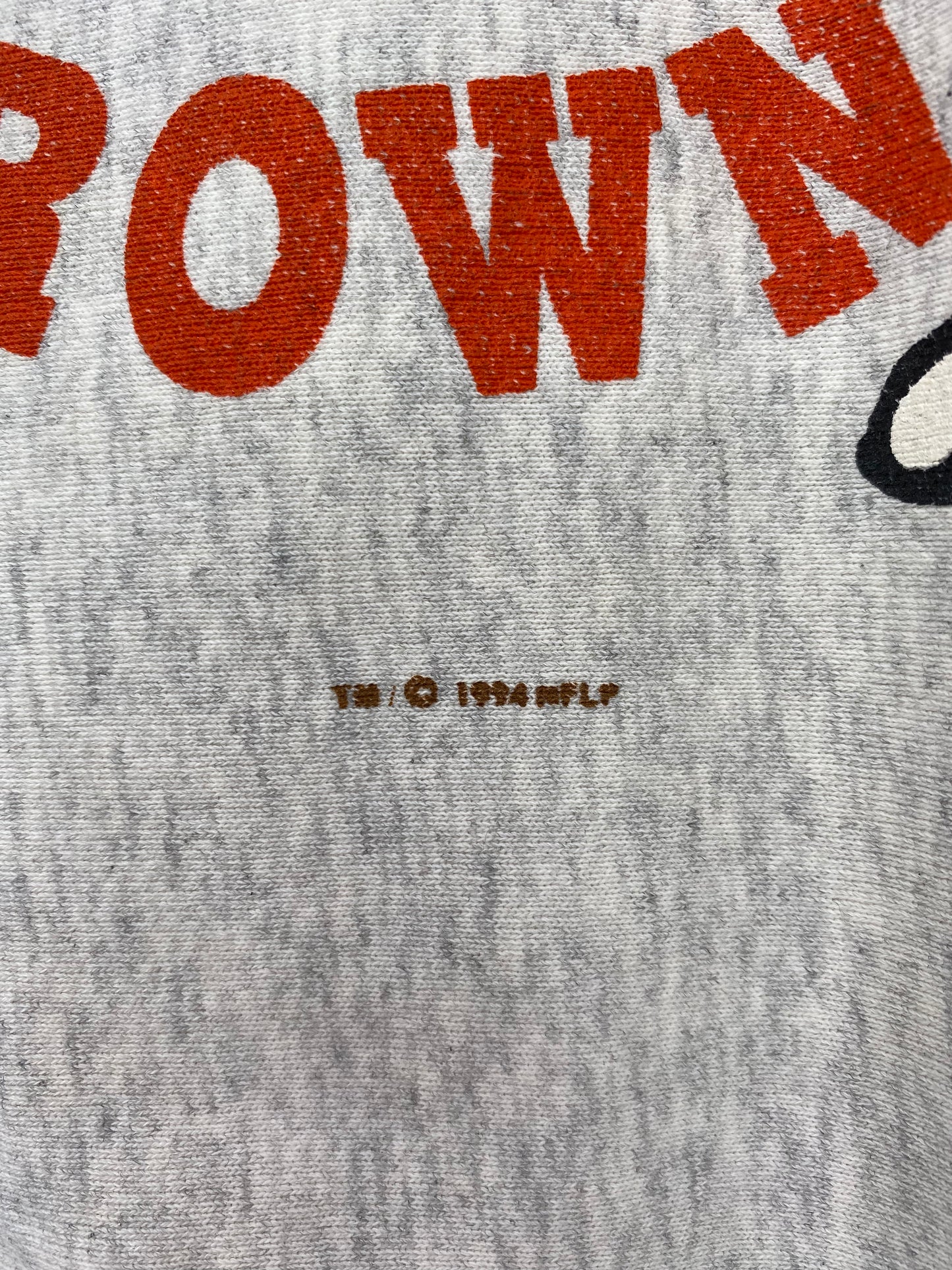 1994' CLEVELAND BROWNS SNOOPY Made in USA Size L Vintage Sweat-shirt / K3240