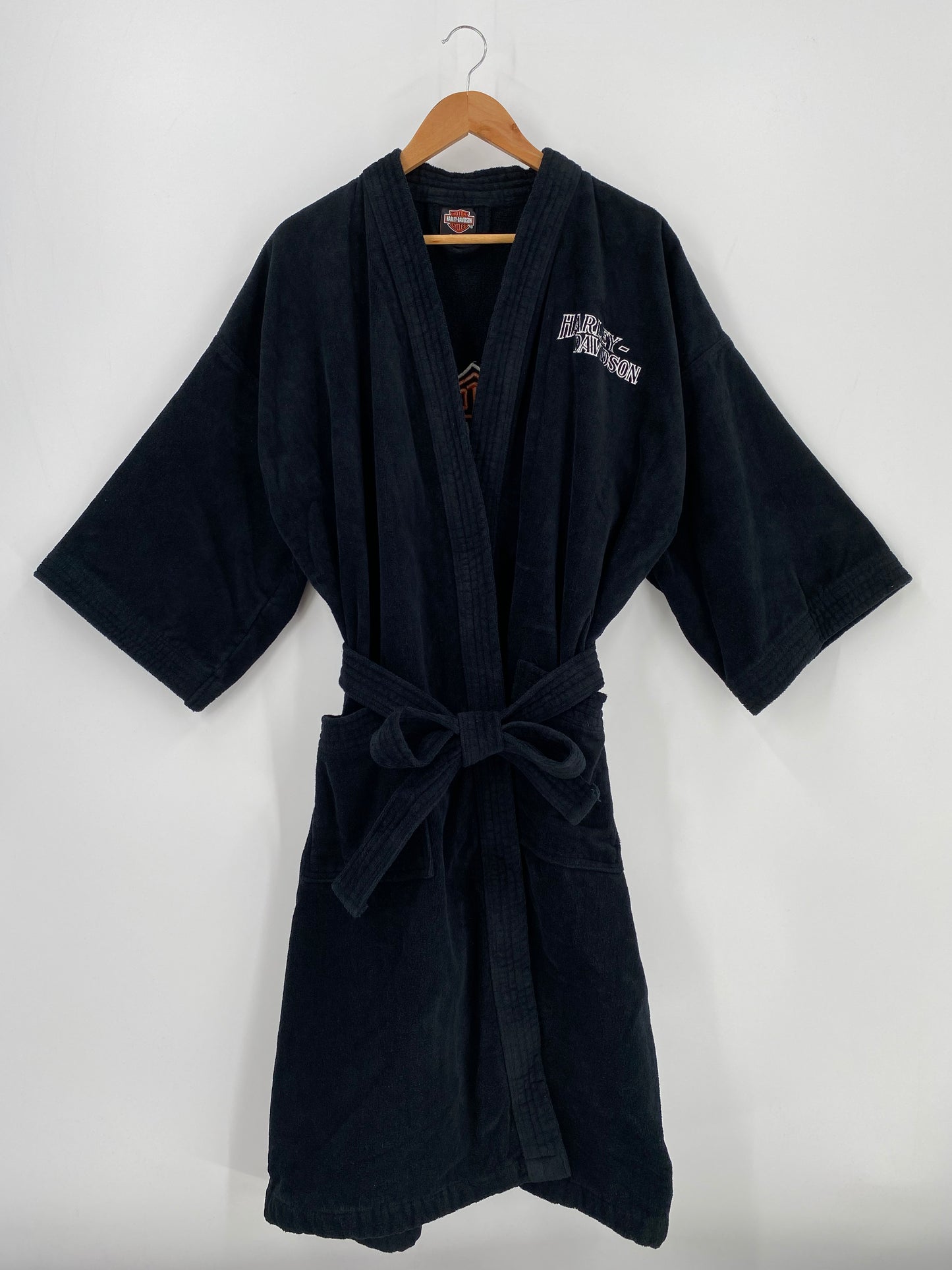 Vintage HARLEY DAVIDSON Size No tag (Approx.L-XXL) Bath robe / 9789