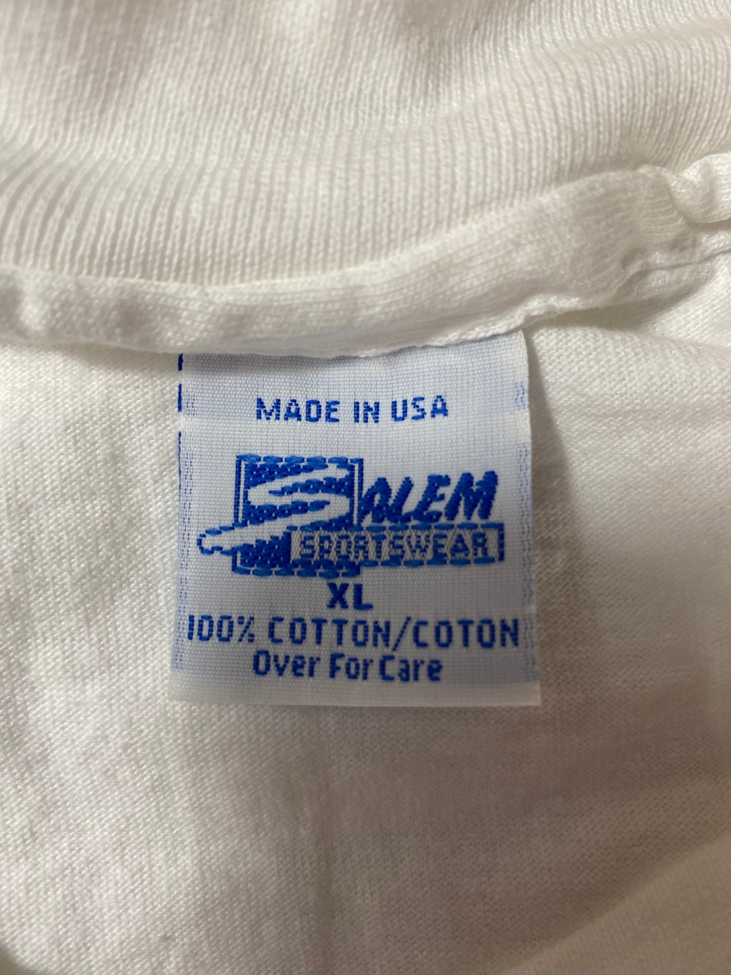 1992 BLAZERS x CHICAGO BULLS FINAL Made in USA Size XL Vintage NBA T-shirt / 9384