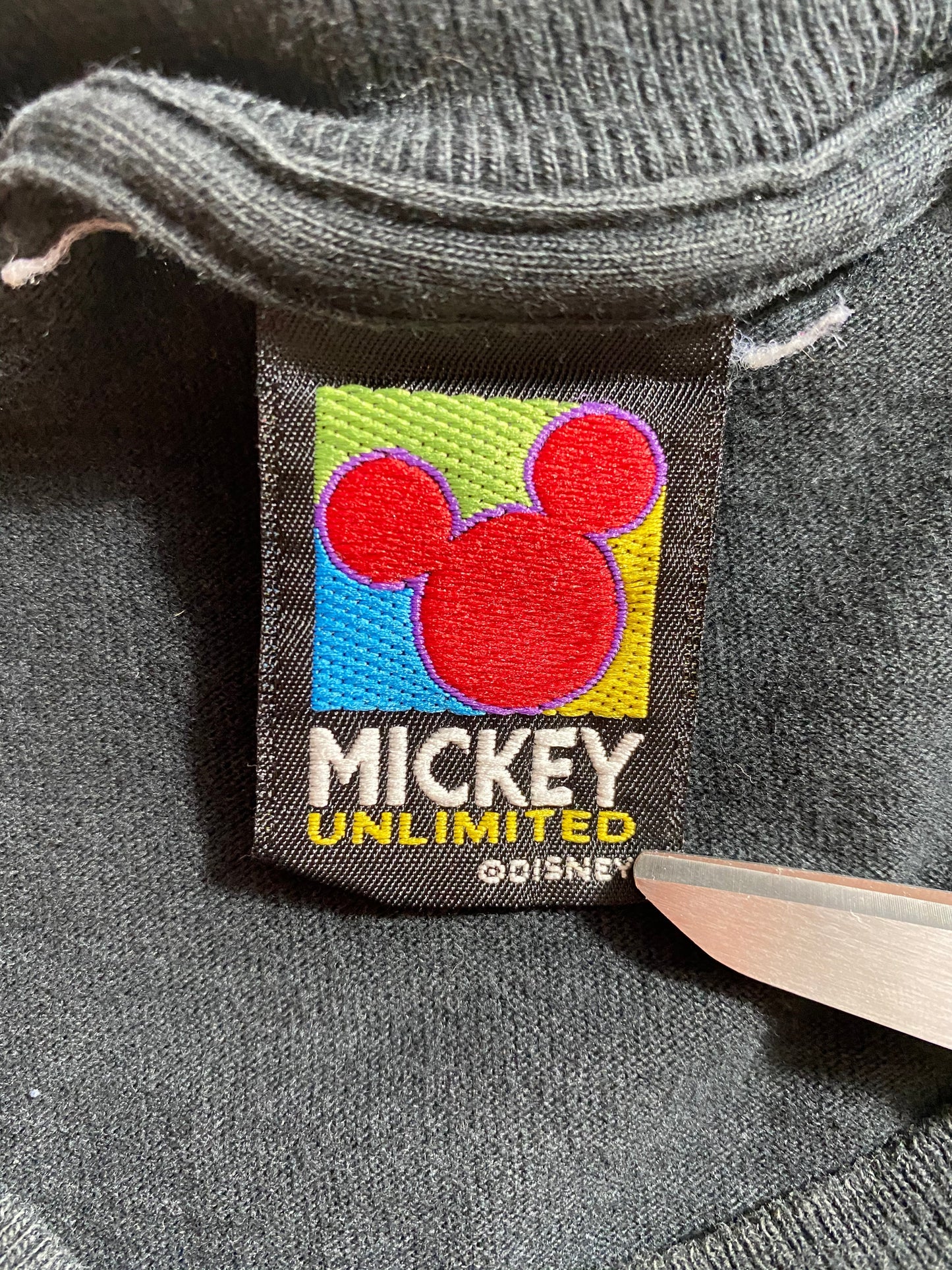 90’s DISNEY MICKEY Size Approx. XL Vintage T-shirt / E6516T