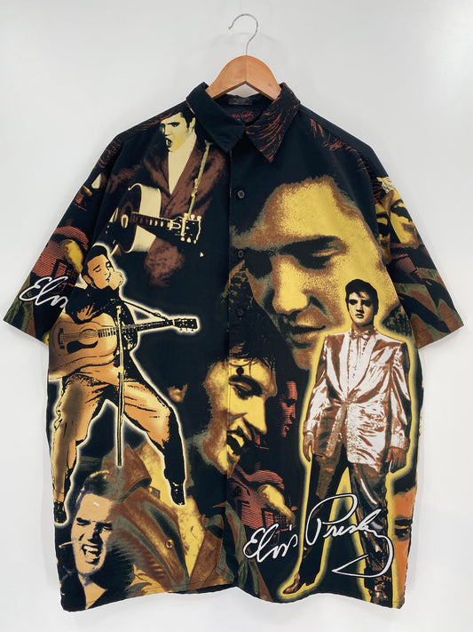 Vintage ELVIS PRESLEY Size L  Short sleeve-shirt / k1137