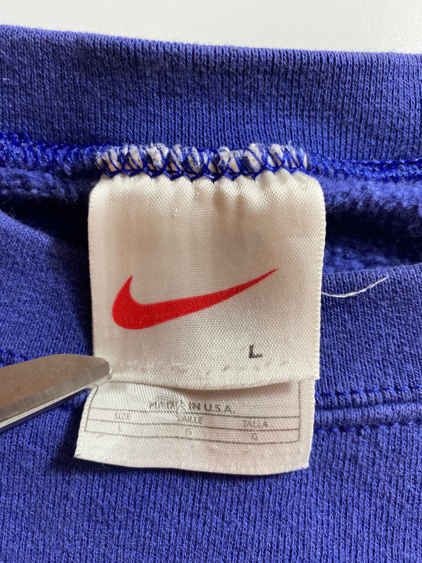 90’s NIKE ATHLETICS Made in USA Size L Vintage Sweat-shirt / 8581