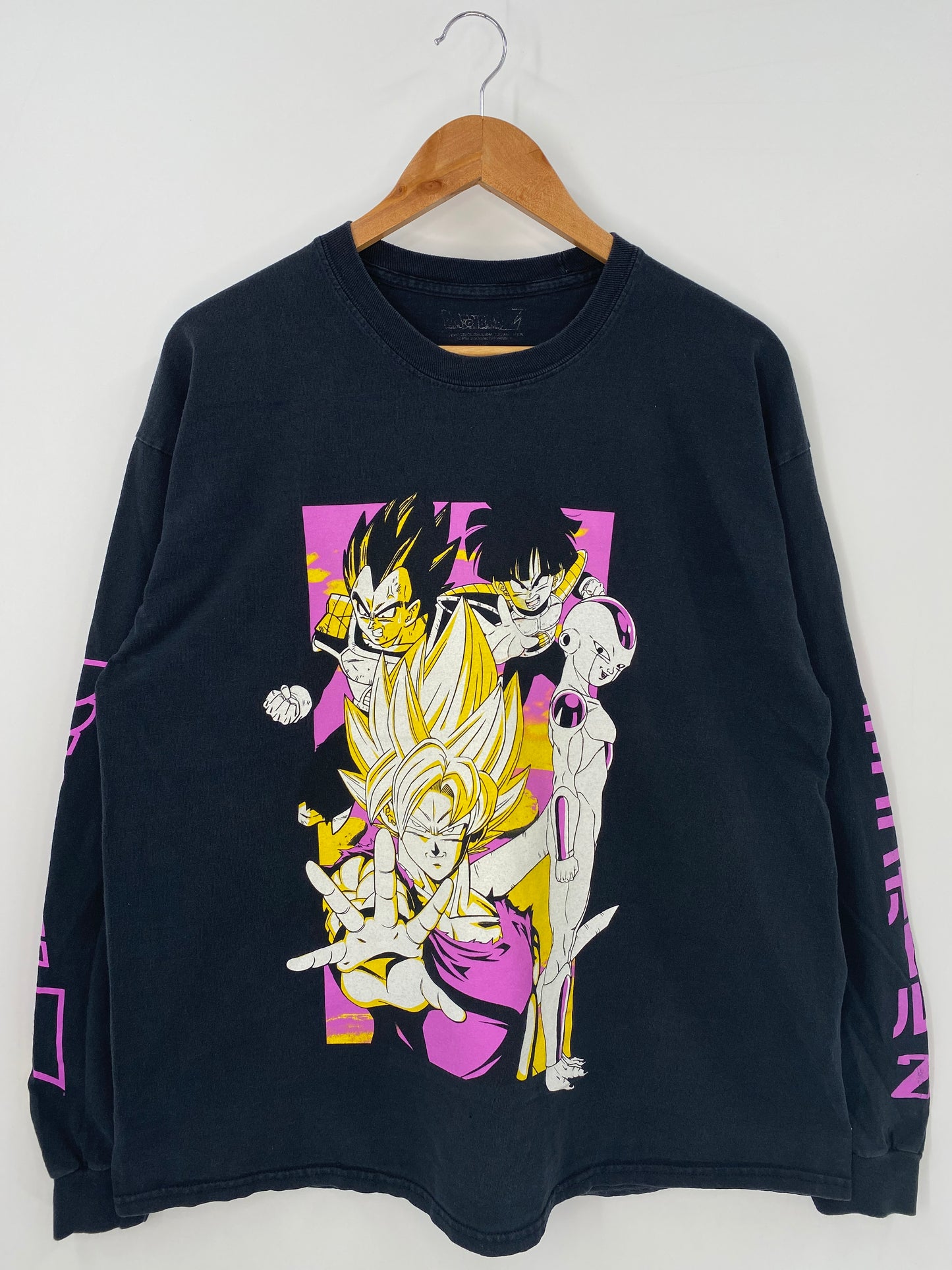 00’ DRAGON BALL Z Size L Vintage Long Sleeve T-Shirts / K3834