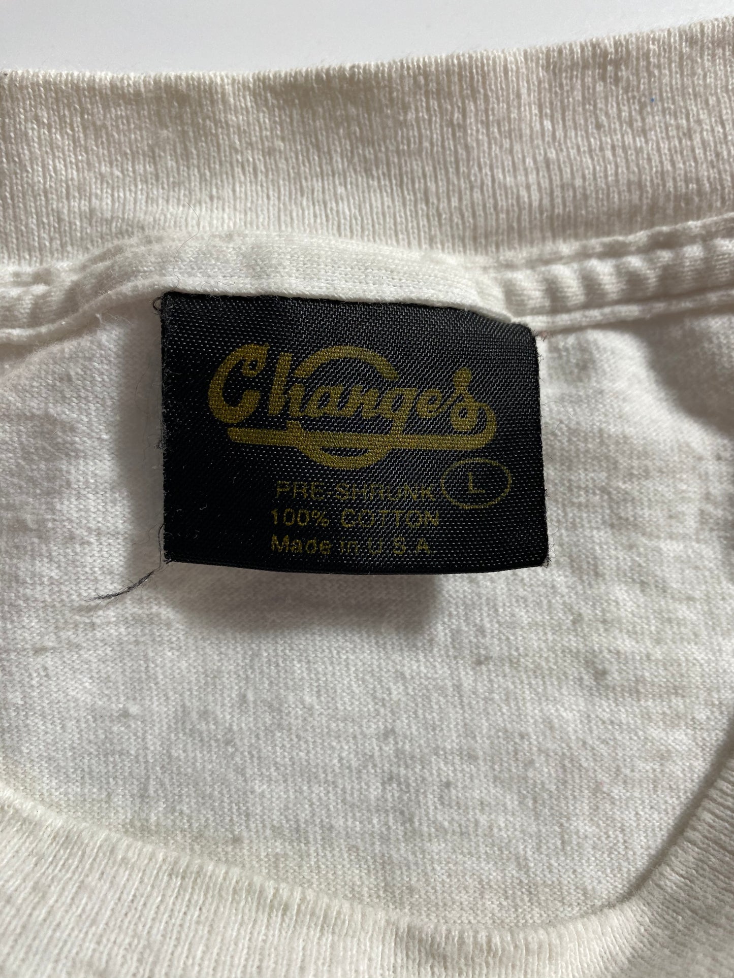 1996 LOONEY TUNES TAZ Made in USA Size L Vintage T-shirt  / 8129