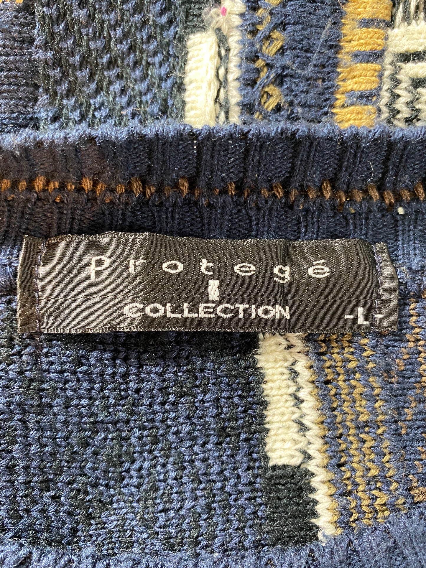 Vintage 3D COOGI- Style Size L Knit Sweater / K1683