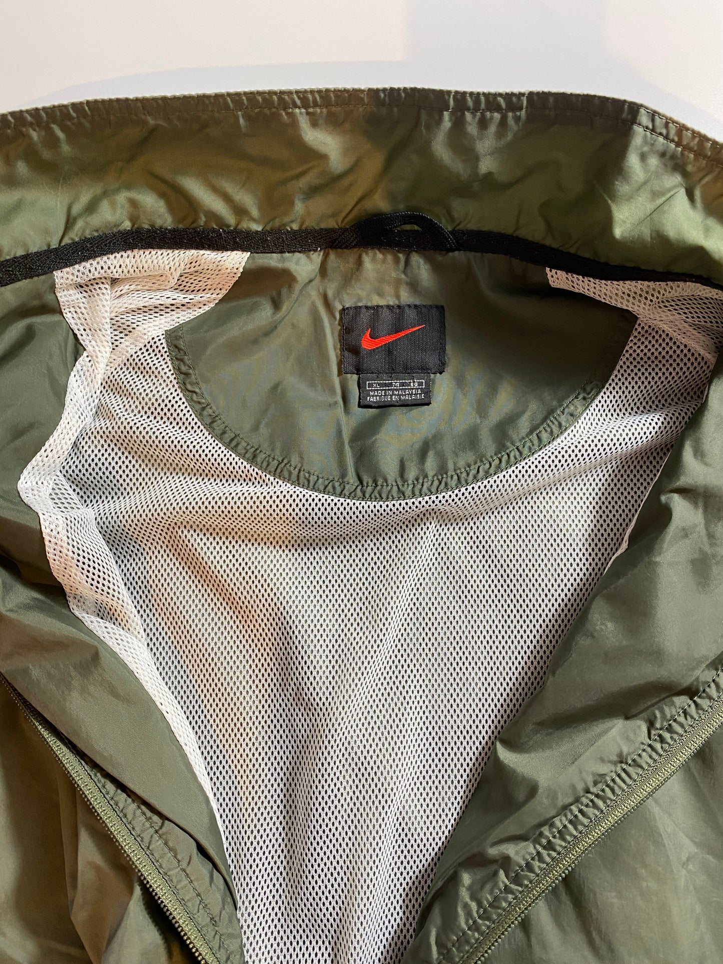 00’ NIKE Size XL Vintage Zip-up Nylon Jacket  / 8107