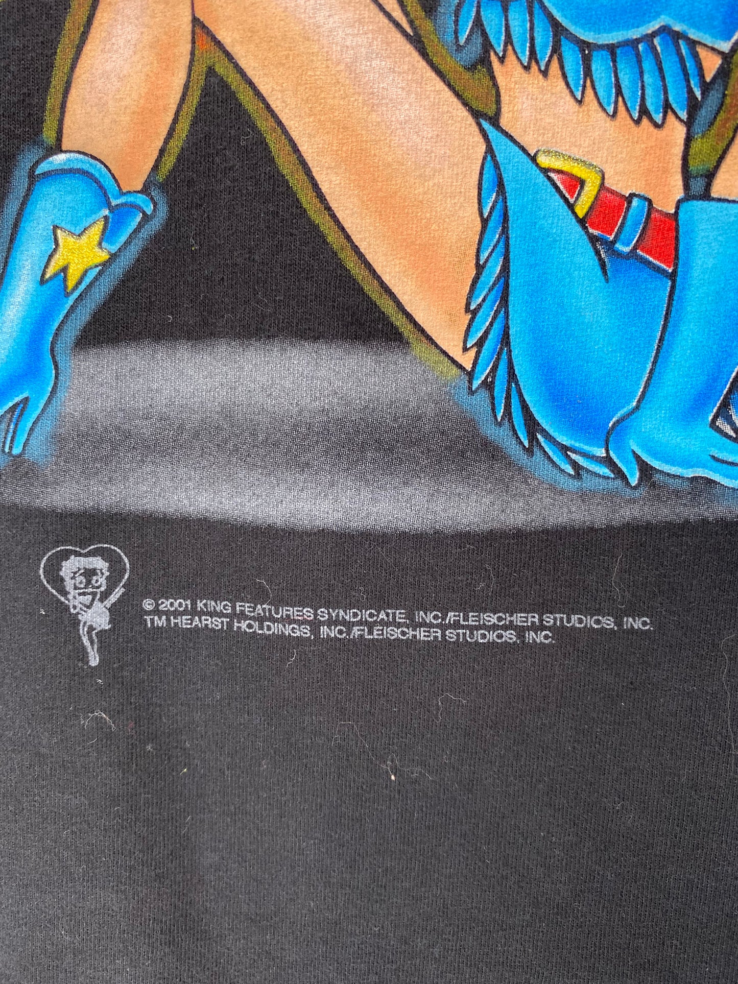 2001' BETTY BOOP Size M Vintage T-Shirt / K1905