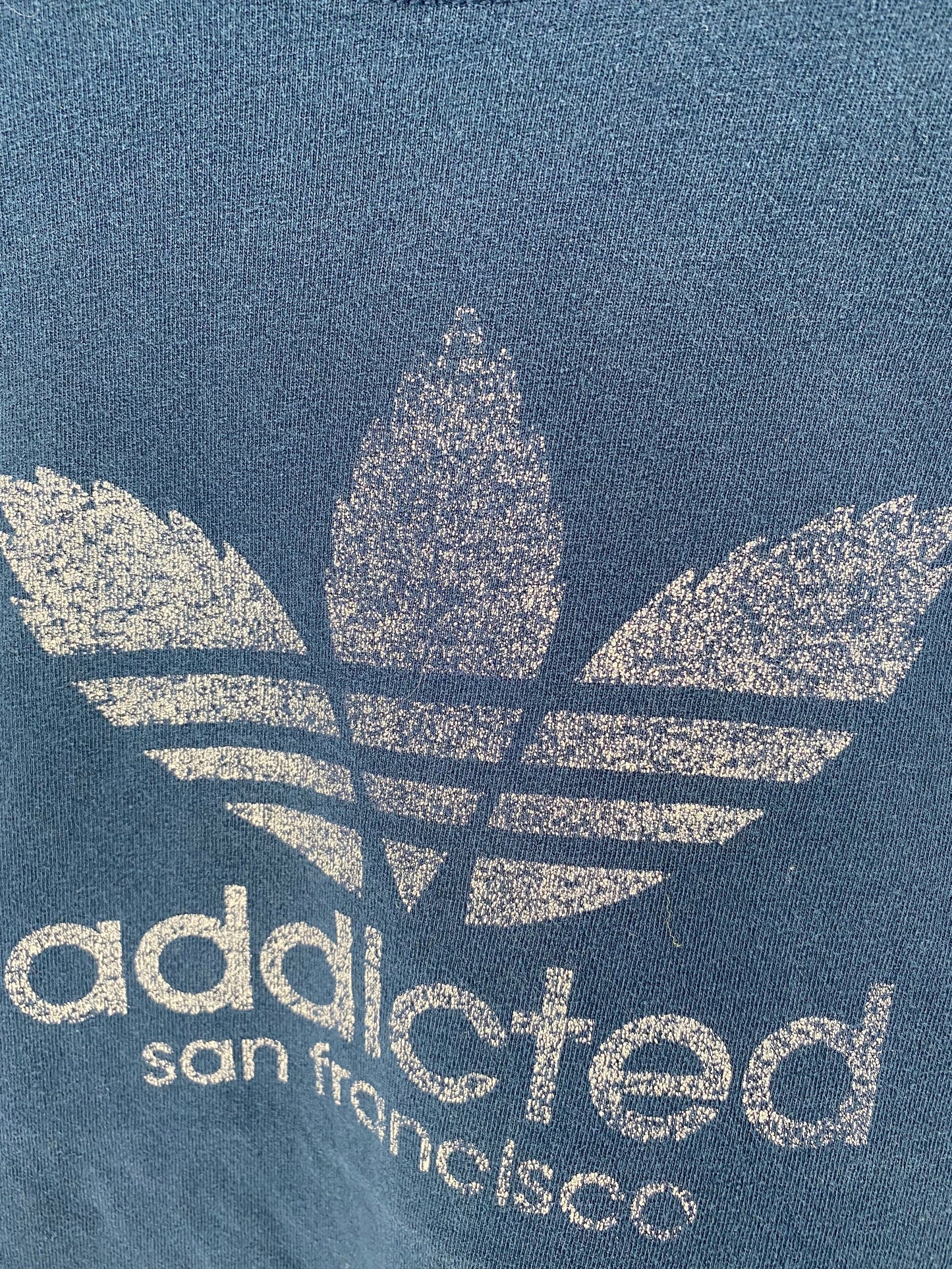 .Vintage Weed Addicted Print Size No tag(Approx.L) T-Shirt / E2611T