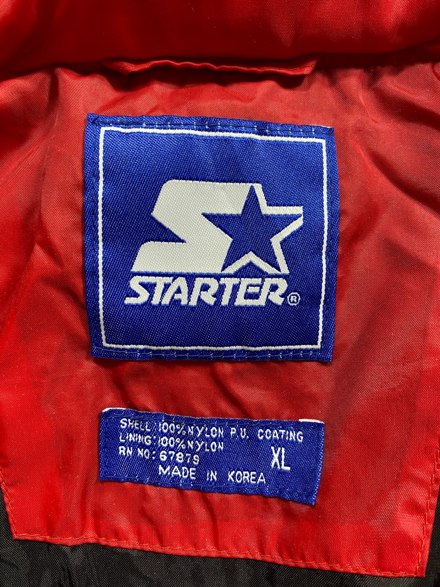 00’ STARTER INDIANA University Size XL Vintage Zip-up Nylon Jacket  / 6999
