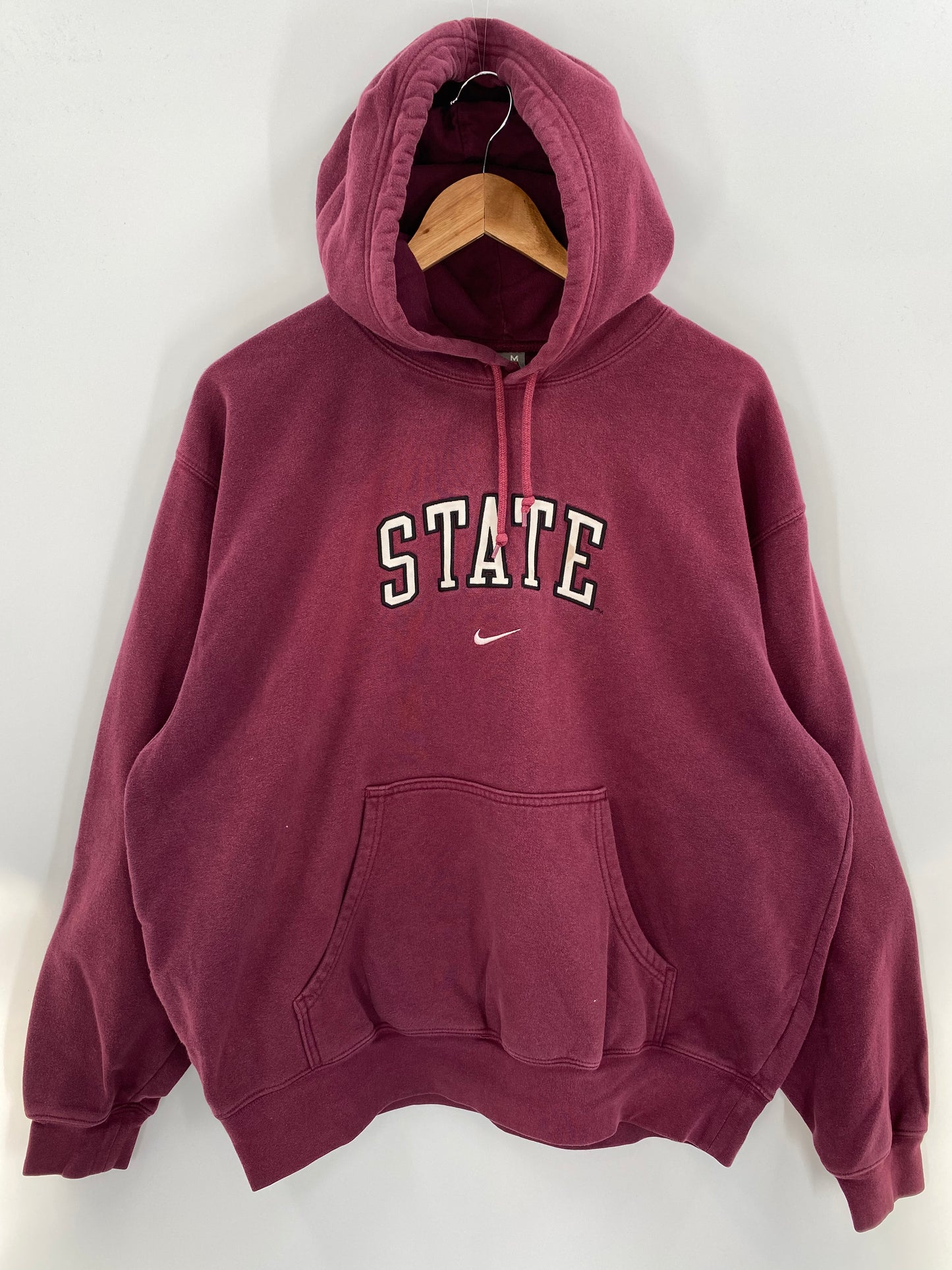 00' NIKE STATE Size M Vintage Hoodie Sweat-Shirt / K3343