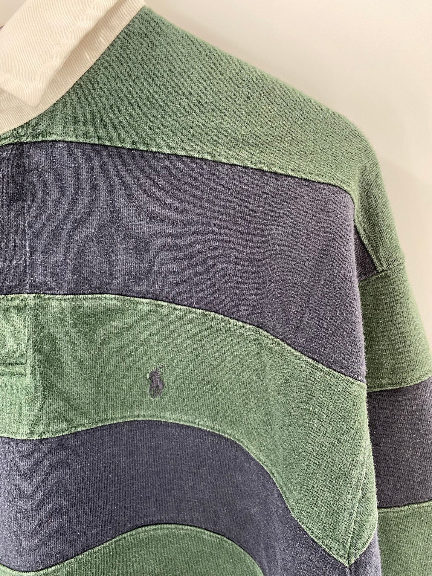 90’s POLO RALPH LAUREN Size L Vintage Rugby-Shirt / K3994