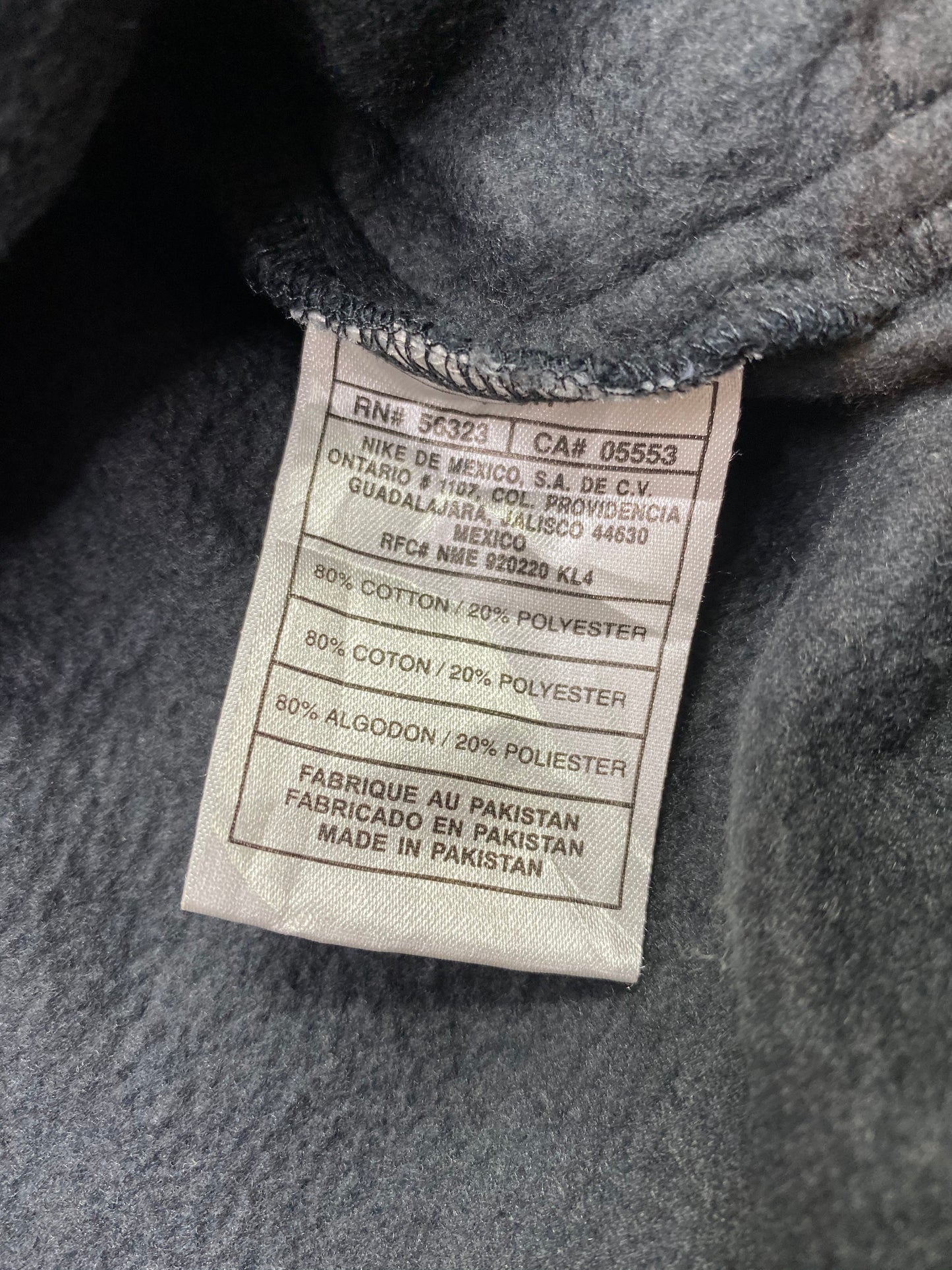 00’ NIKE Mini Swoosh Size XL Vintage Hoodie Sweat-Shirt / 5430