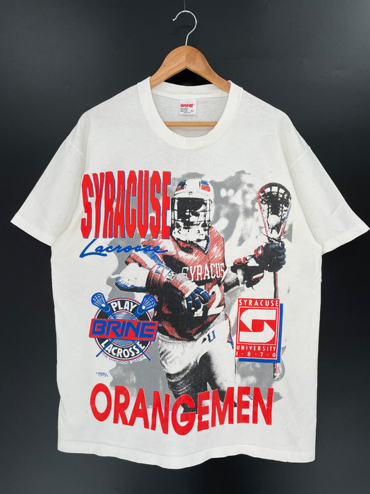 90’s SYRACUSE Made in USA Size XL Vintage T-Shirts / K739
