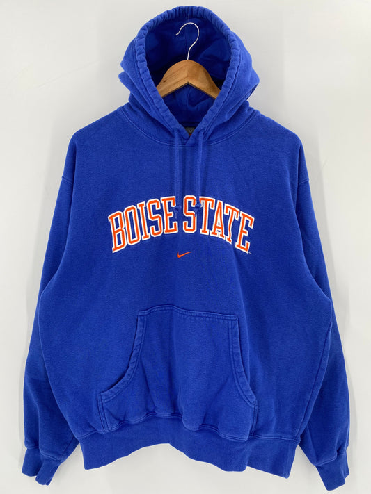 00’ NIKE BOISE STATE Size M Vintage Hoodie Sweat-shirt / 9279