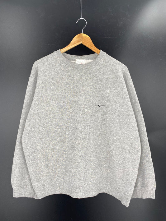 90’s NIKE Mini Swoosh Size L Vintage Sweat-shirt / 7733