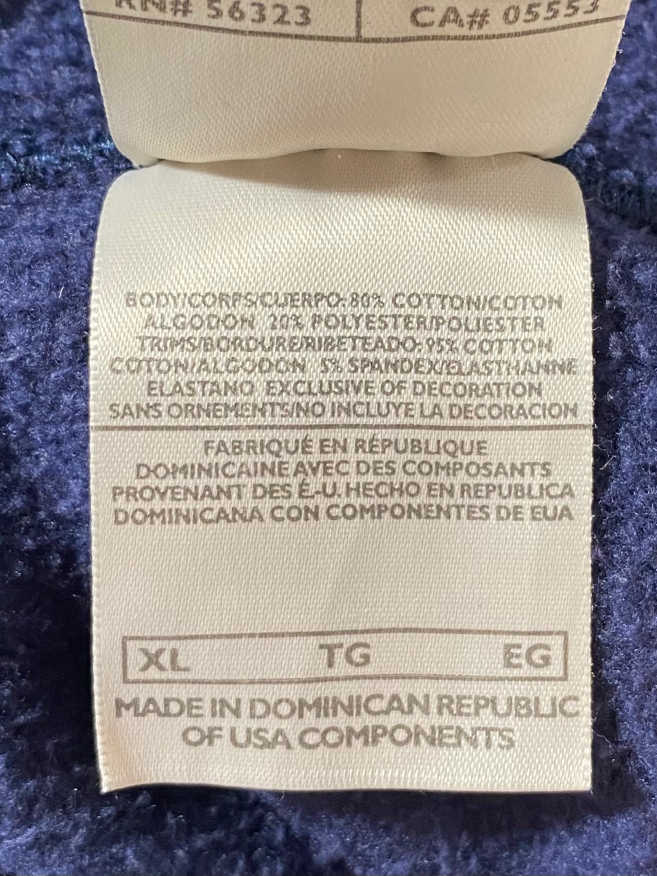 00’ NIKE VIRGINIA SOCCER Size XL Vintage Hoodie Sweat-shirt / 7929