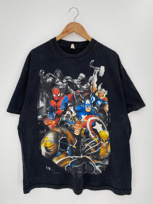 00' MARVEL Size No Tag (Approx. XL) Vintage T-Shirt / K9308