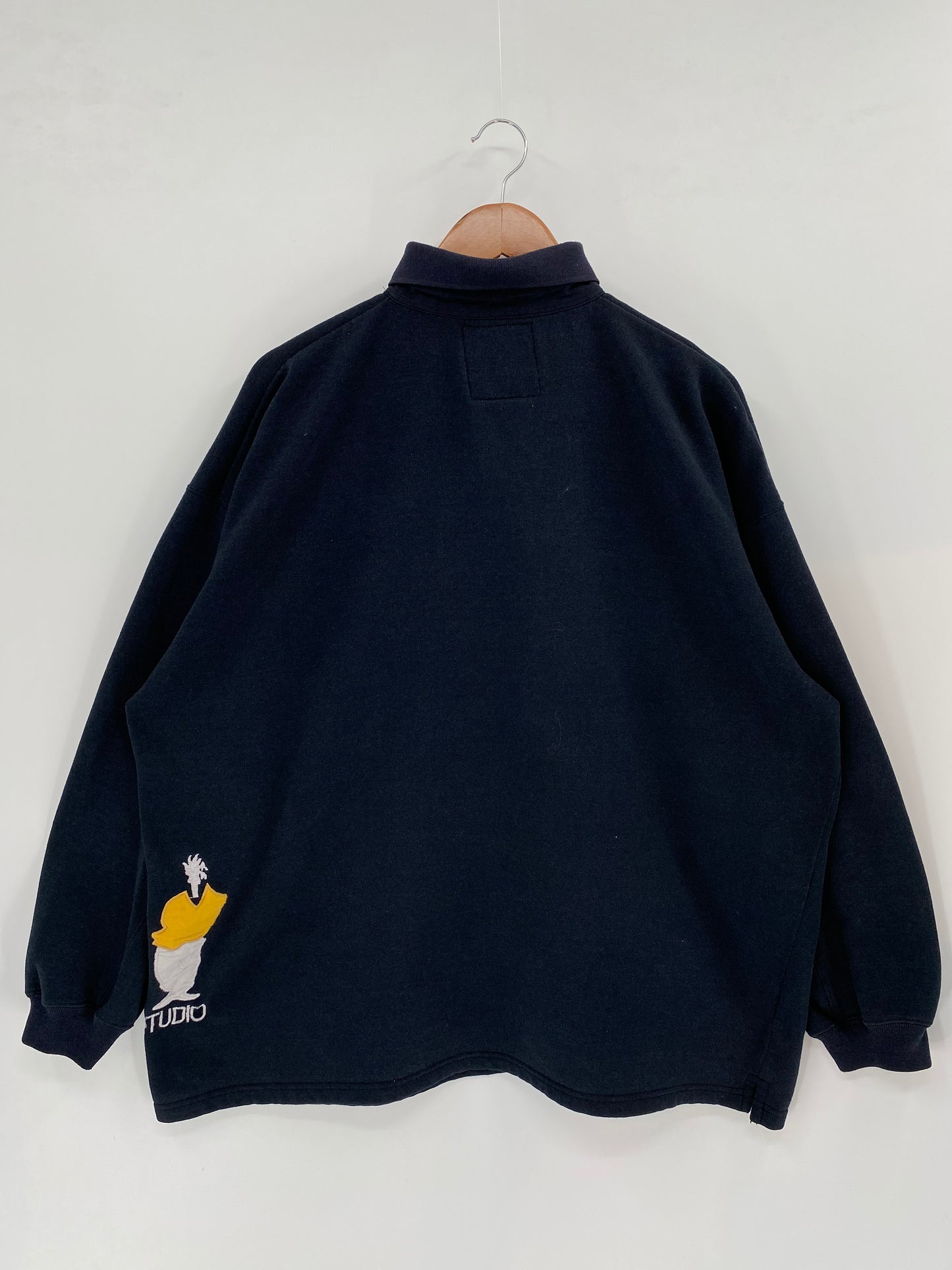 90’s STUDIO UMEN Size XL Vintage Button Up Sweat-shirt / K2438