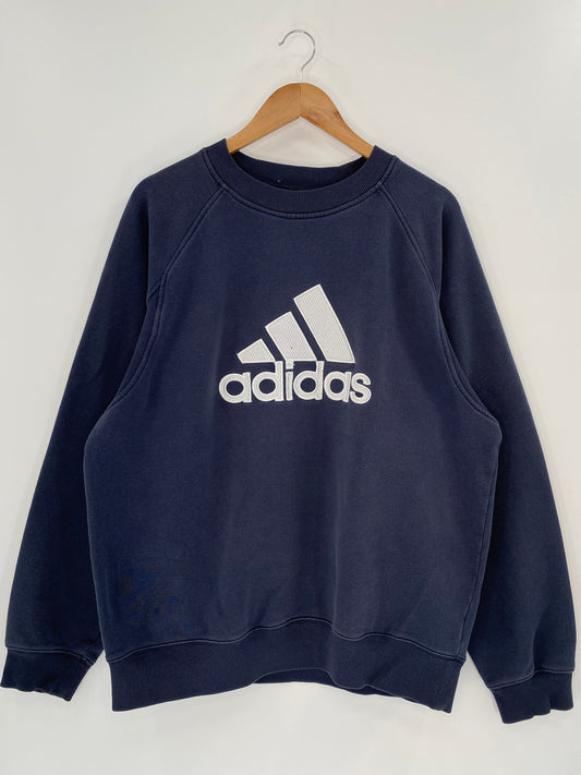 00’ ADIDAS Size L Vintage Sweat-shirt / E173