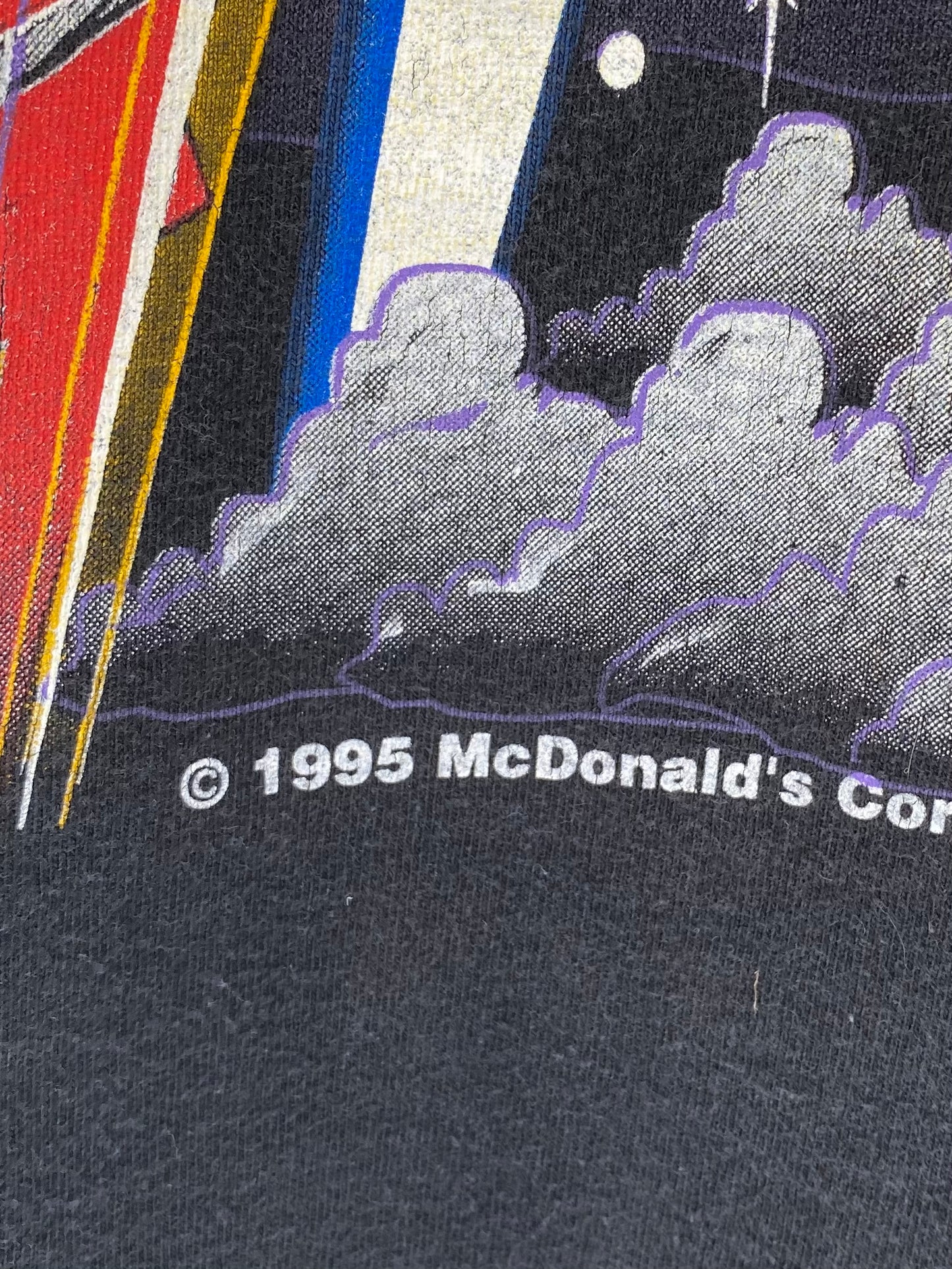 1995 MCDONALD’S x NASCAR Size L Vintage T-shirt / 8230