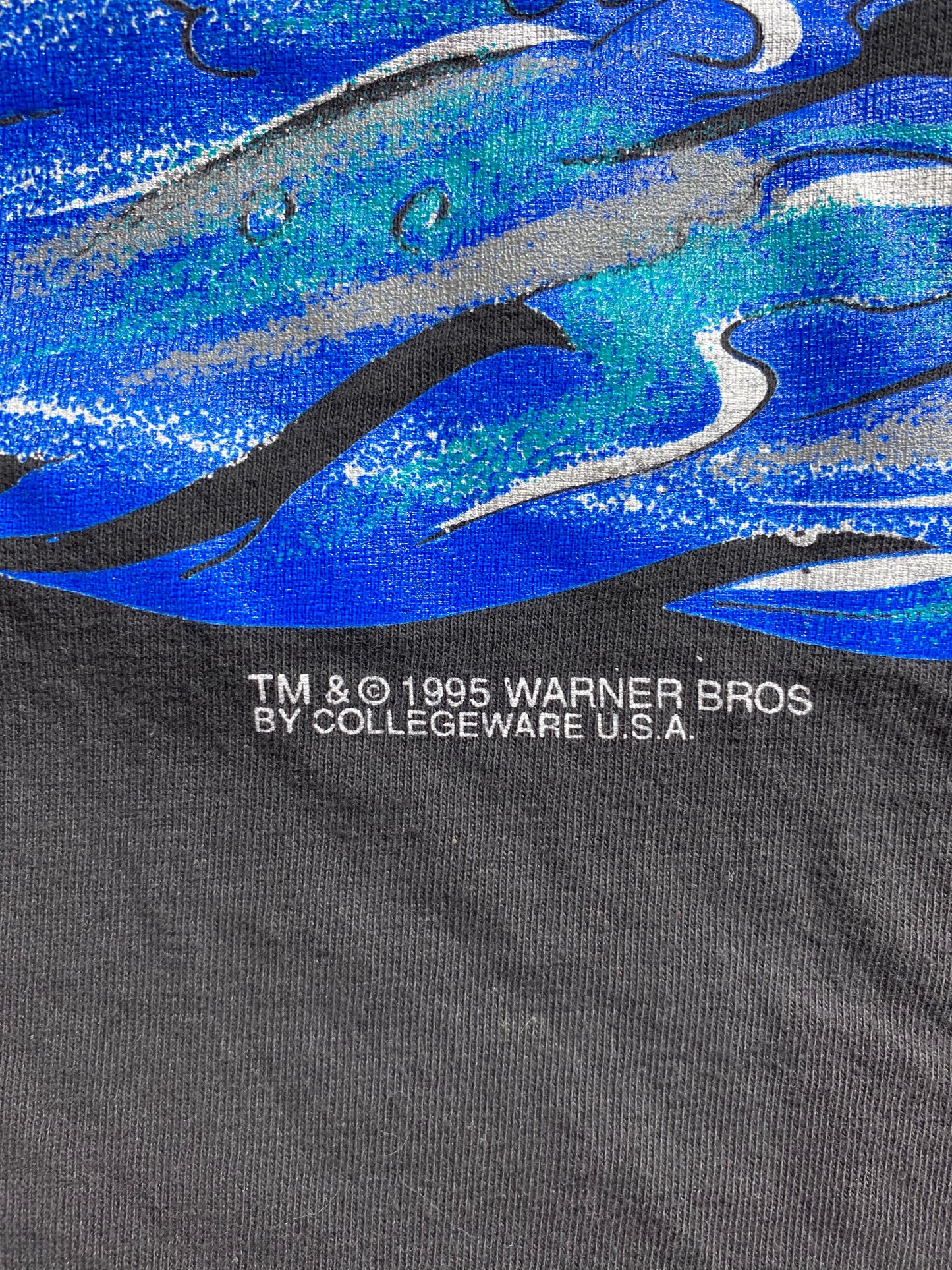 1995 Looney Tunes Daffy Duck Size One Size (Approx.XL-XXL) Vintage T-shirt / K7390