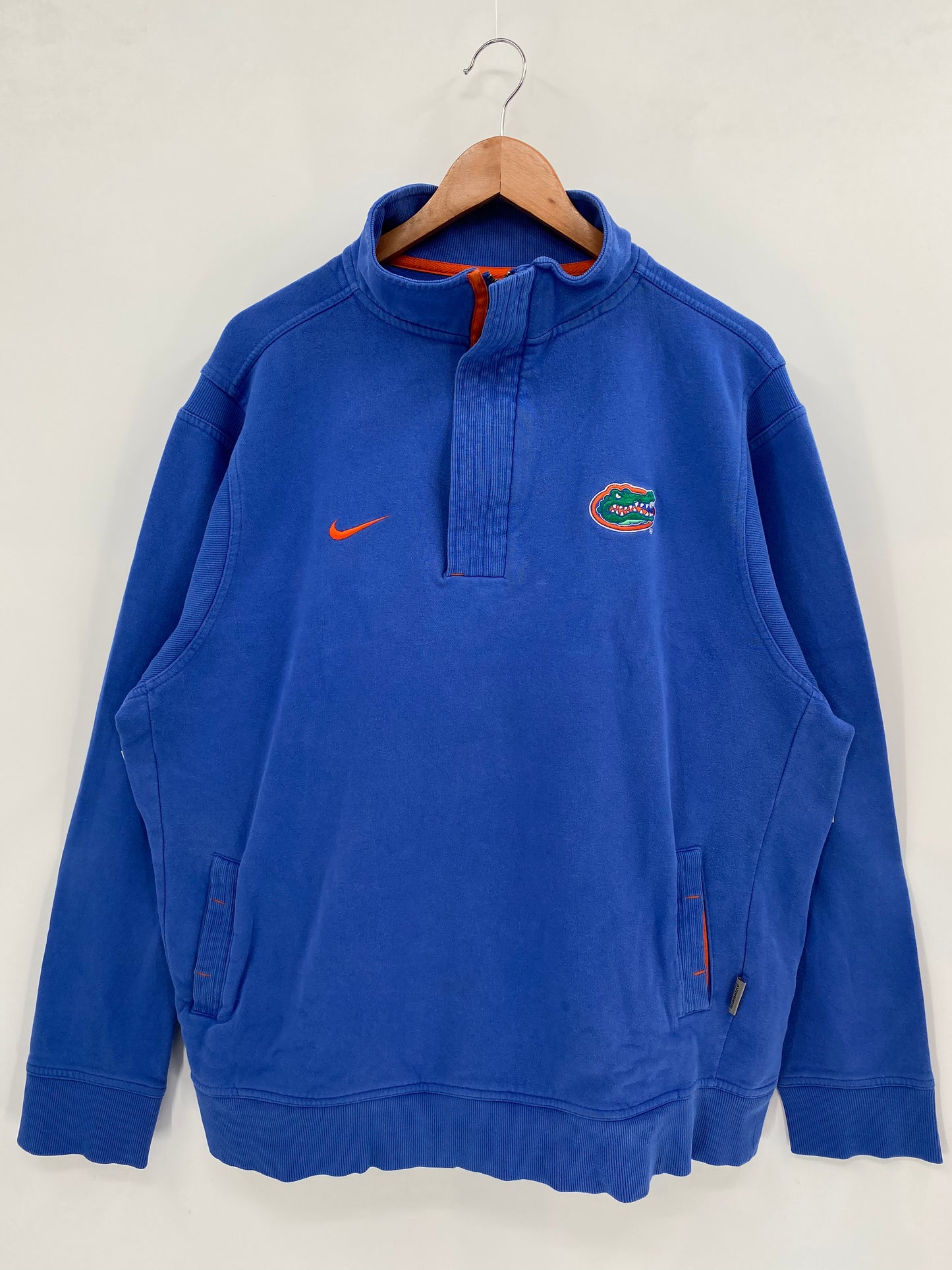 00’ NIKE FLORIDA GATER  Size XL Vintage College Half-zip Sweat-Shirts / K2599