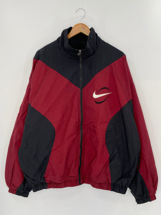 90’s NIKE Size XL Vintage Zip-up Nylon Jacket / A7991