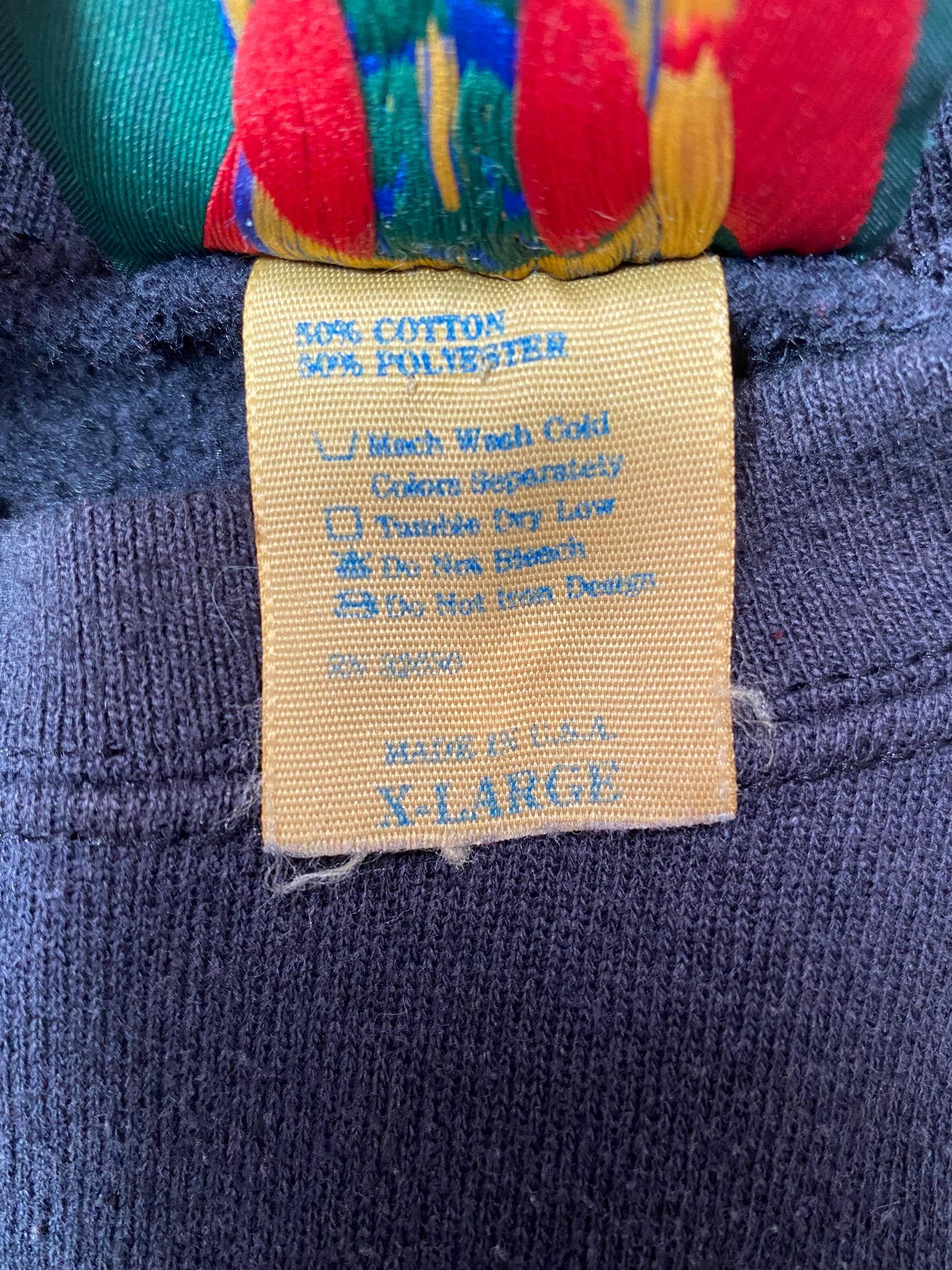 1983' KANSAS CITY CHIEES Made in USA Size XL Vintage NFL Sweat shirt / K3413