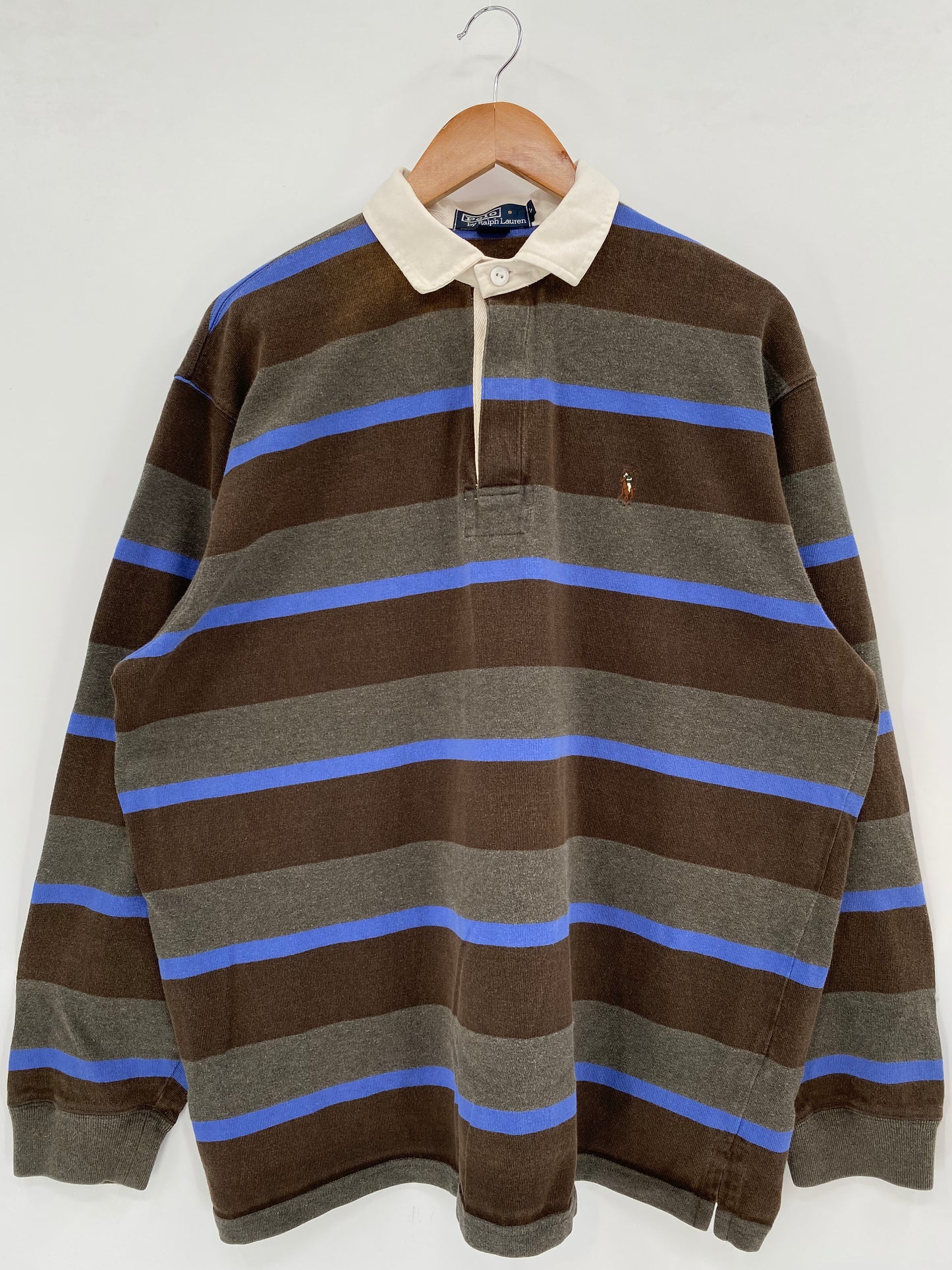 90’s POLO RALPH LAUREN Size L Vintage Rugby-Shirt / K2039