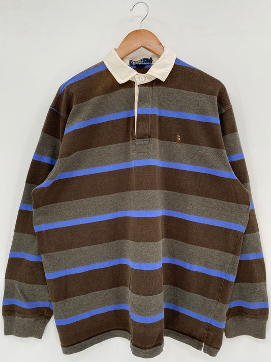 90’s POLO RALPH LAUREN Size L Vintage Rugby-Shirt / K2039
