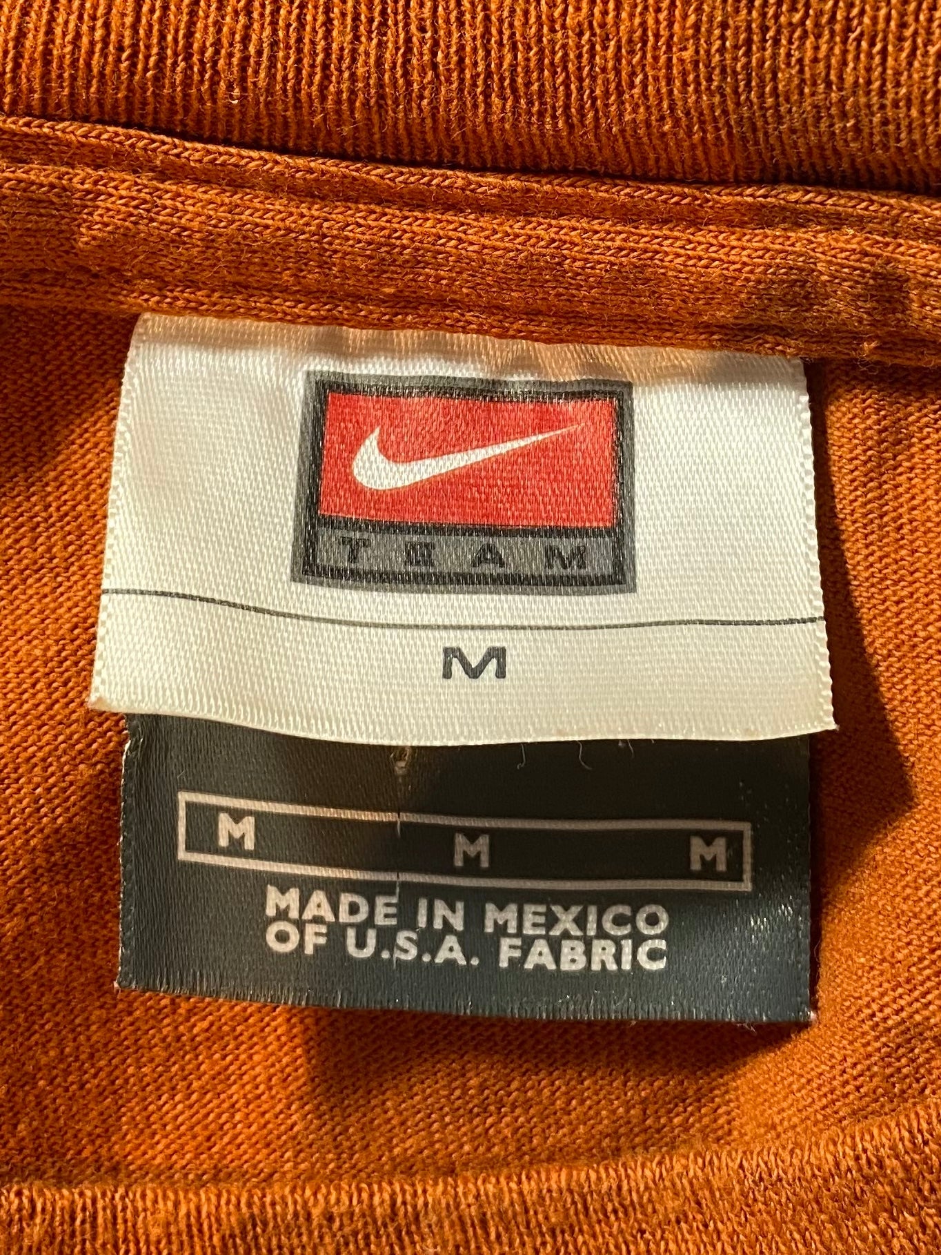 90’s NIKE TEXAS Size M Vintage College T-shirt / K8473