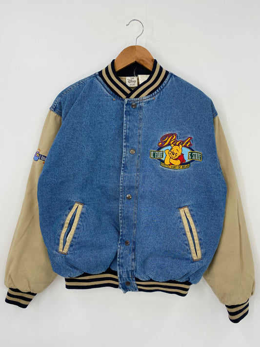 00’ WINNIE THE POOH Size S Vintage Denim Jacket  / K3676