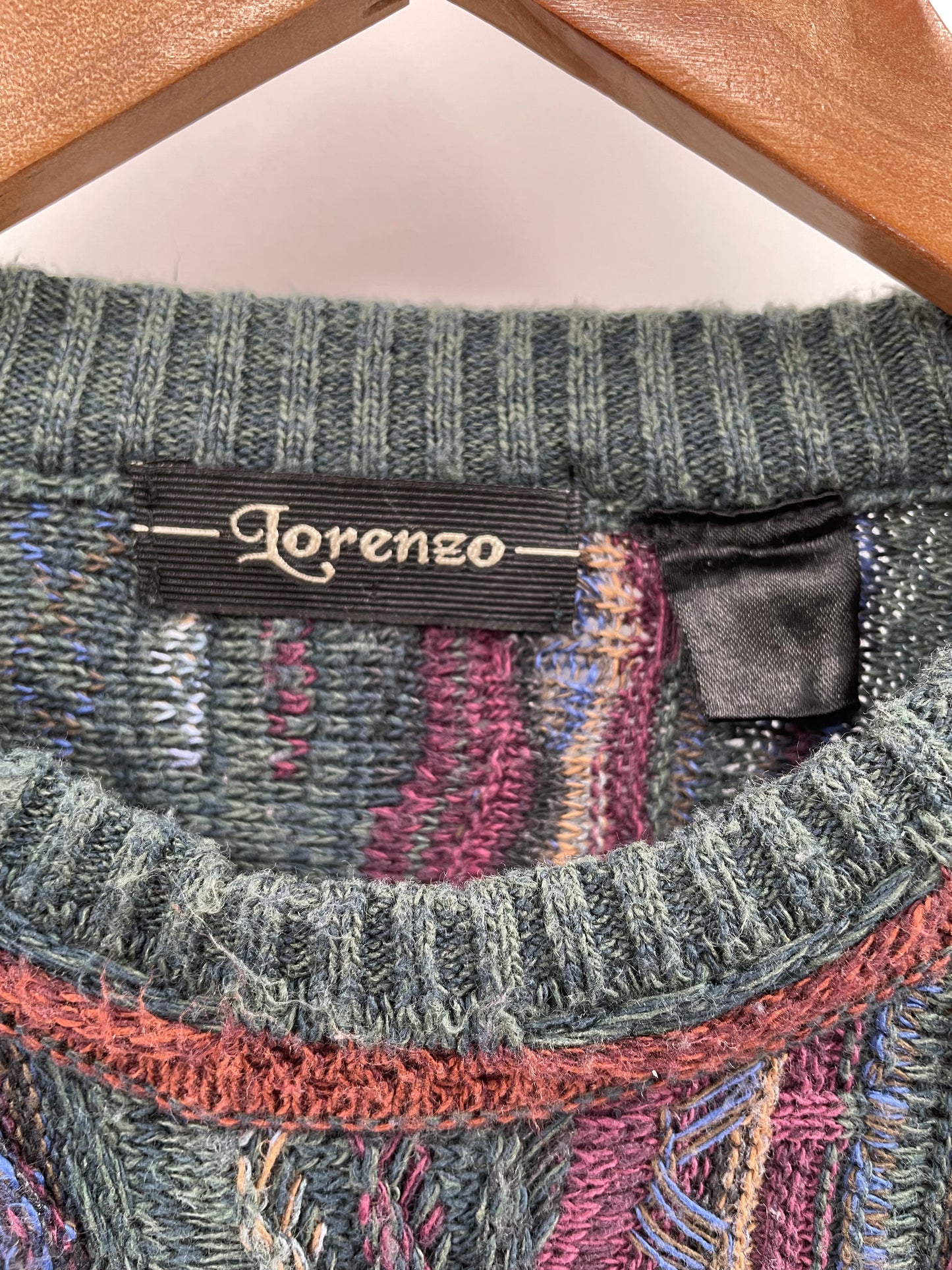 Vintage 3D COOGI- Style Approx. Size L Knit Sweater / K1740