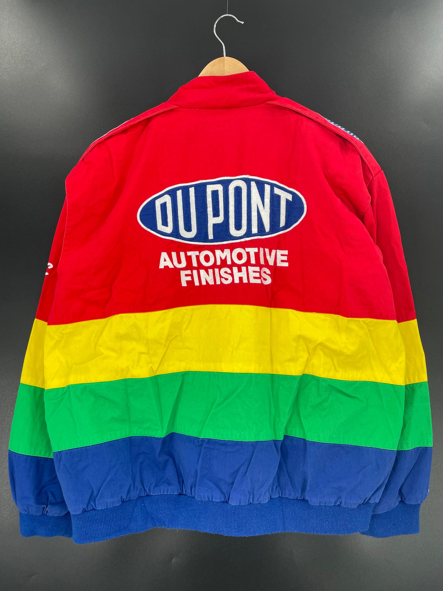 Vintage DUPONT AUTOMOTIVE JEFF GORDON Size XL Racing Jacket / k2375