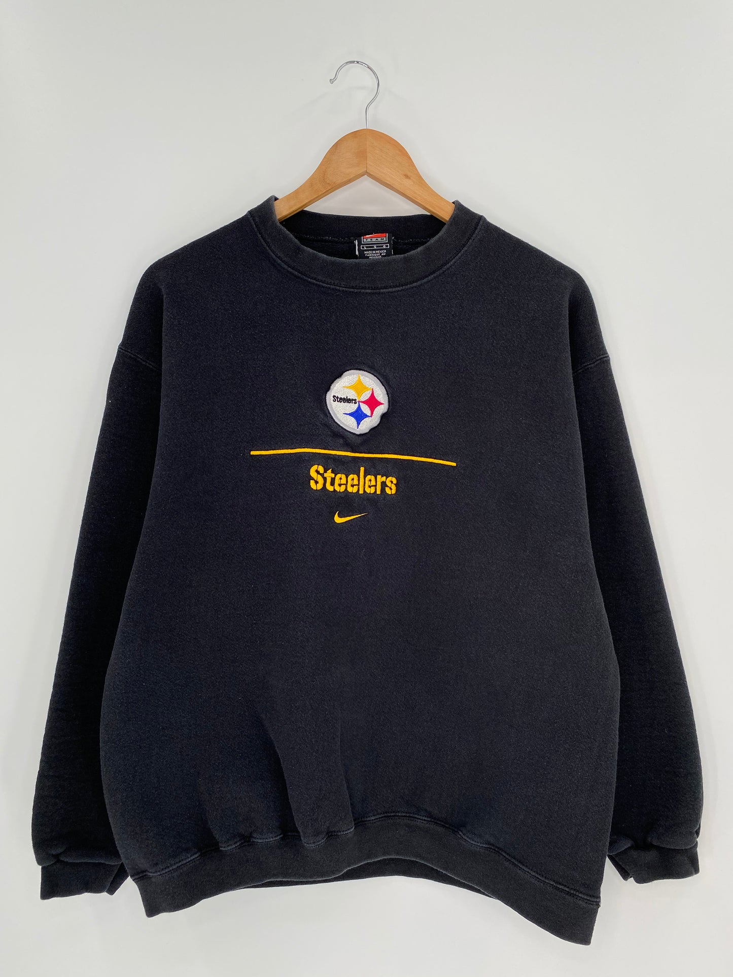 00’ NIKE STEELERS Size L Vintage Sweat-shirt / 9035