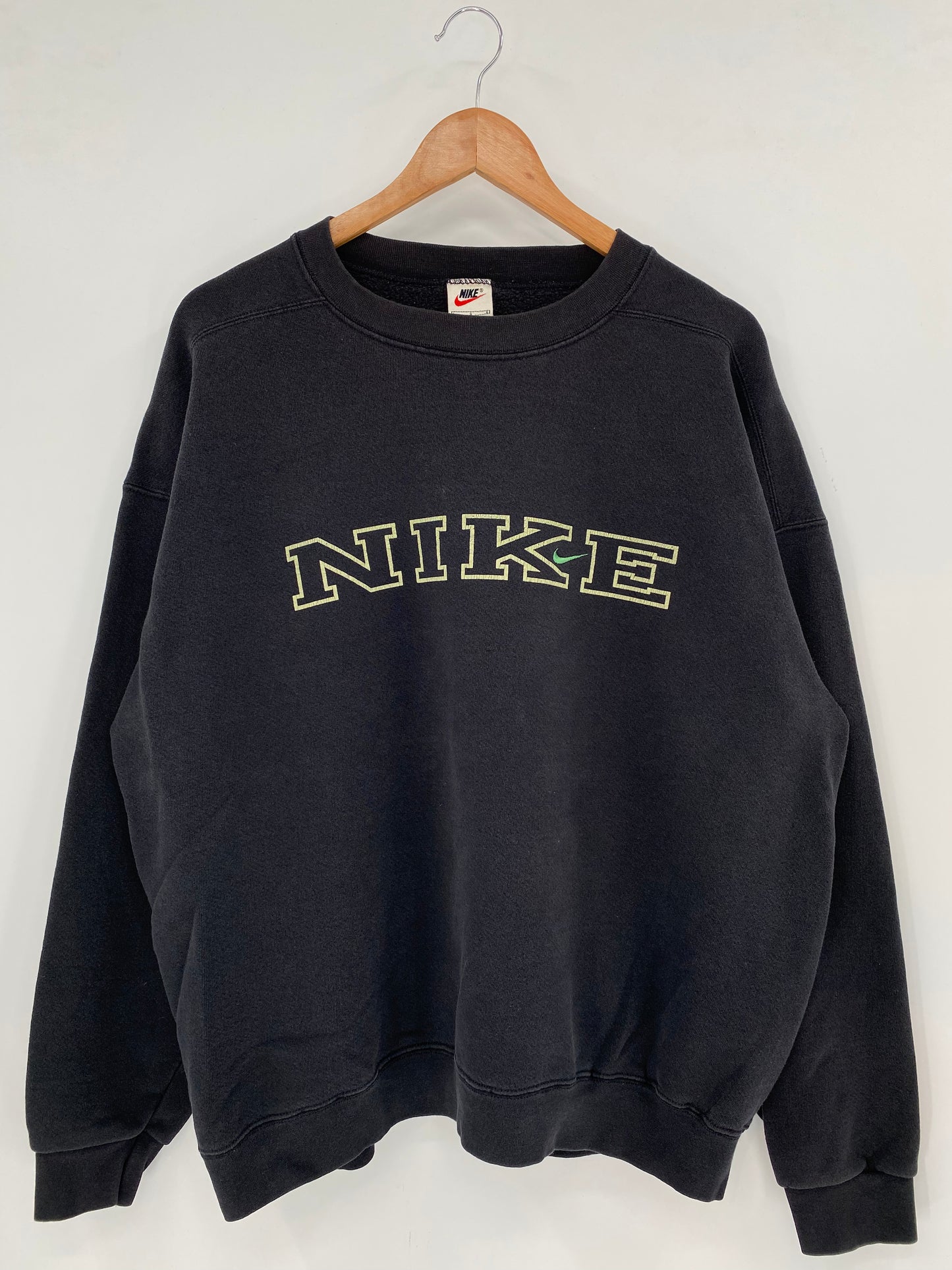90's NIKE LOGO Made in USA Size L Vintage Sweat-Shirt / K3178