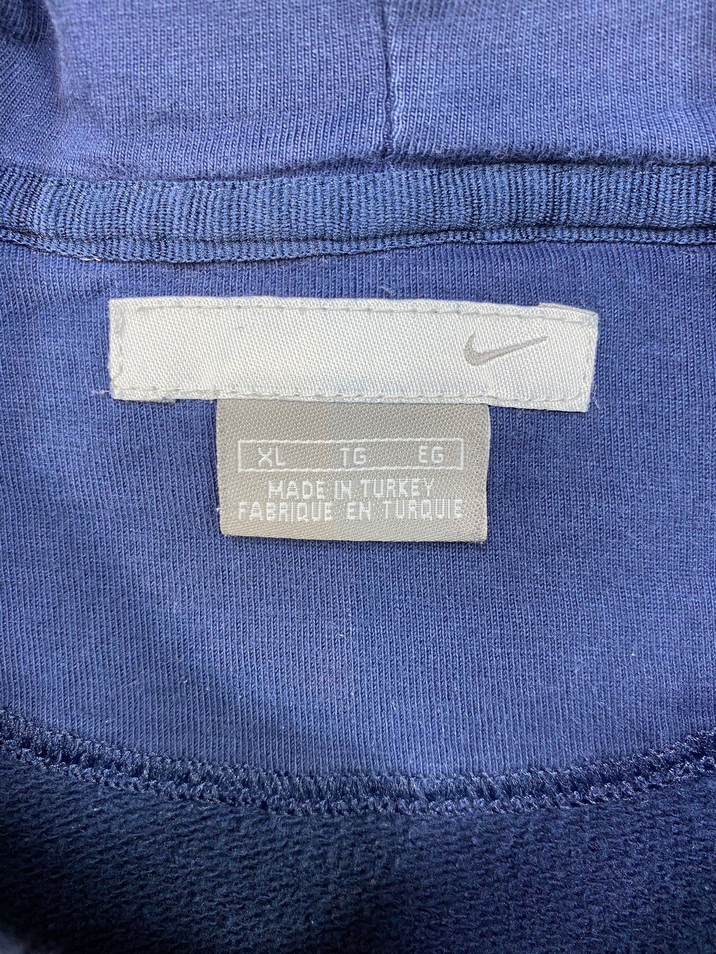 00’ NIKE Mini Swoosh Size XL Vintage Hoodie Sweat-Shirt / 5269