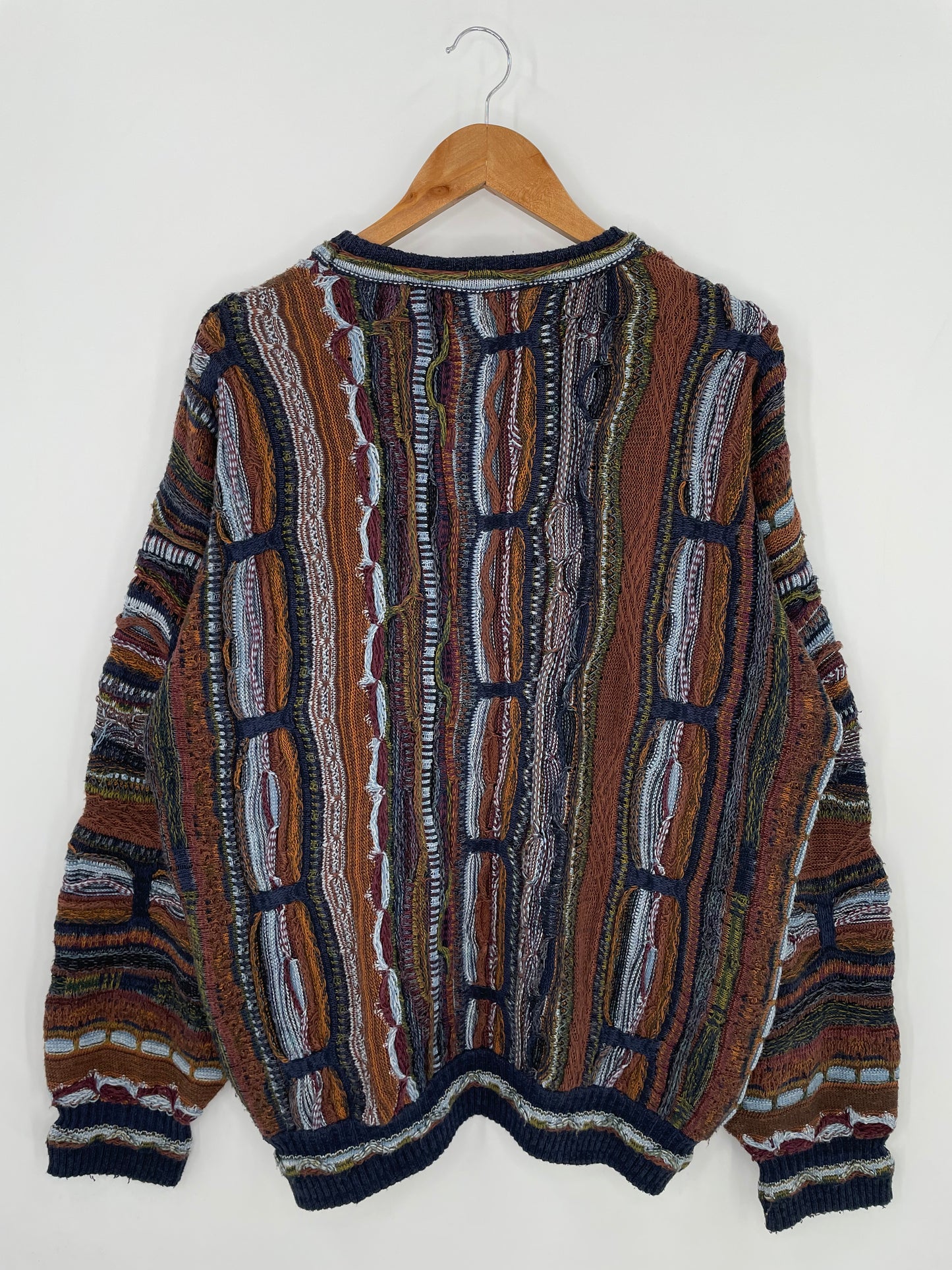 Vintage 3D COOGI-Style Knit Sweater / K956