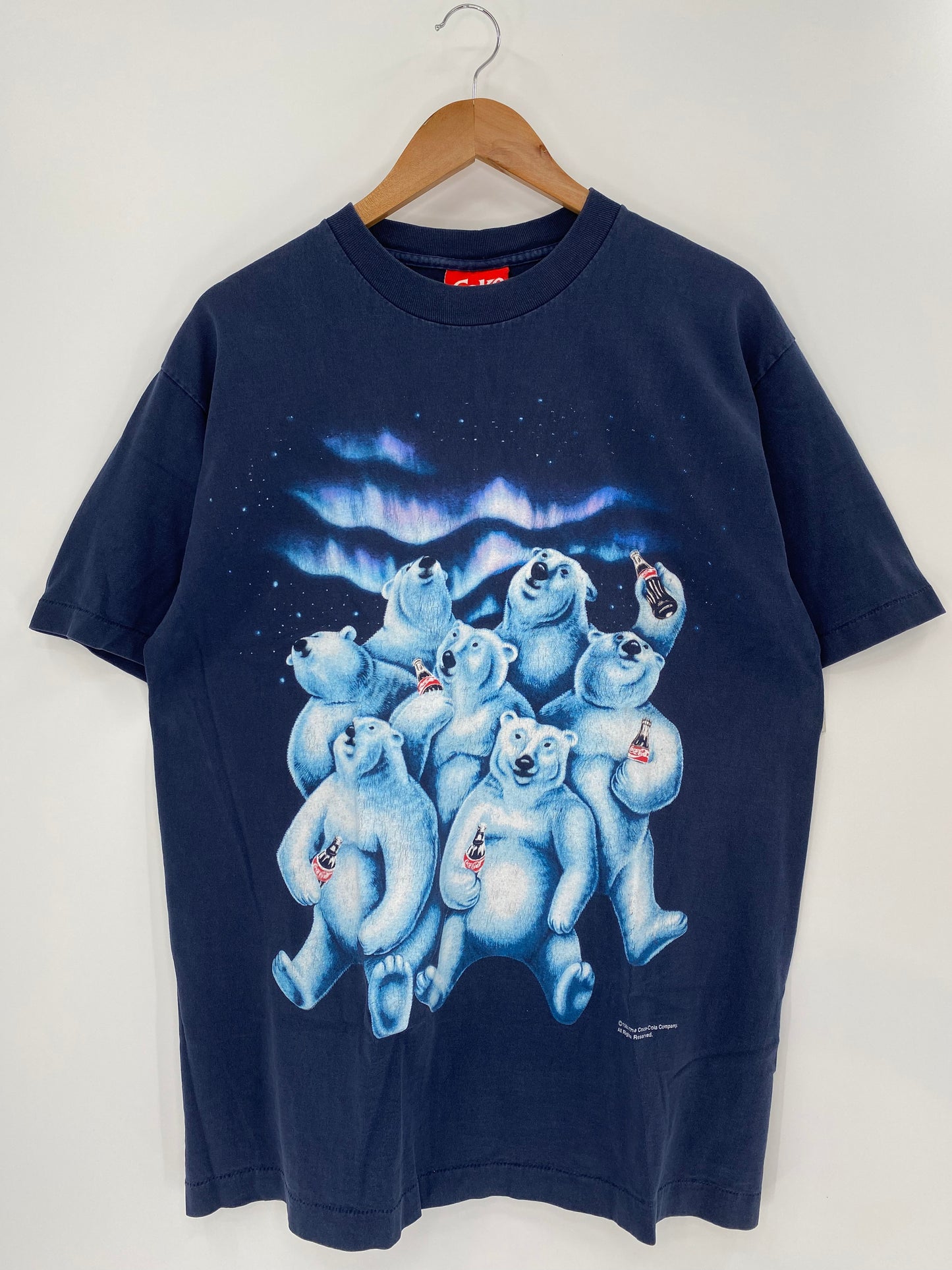 1994’ COCA-COLA Made in USA Size XL Vintage T-Shirt / k490