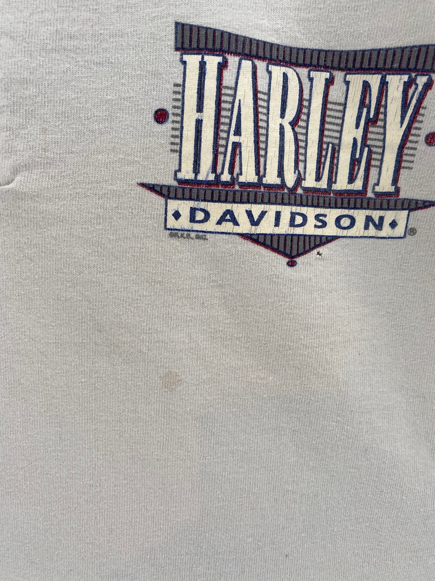 1988 HARLEY DAVIDSON Made in USA Size XL Vintage T-Shirt / E519