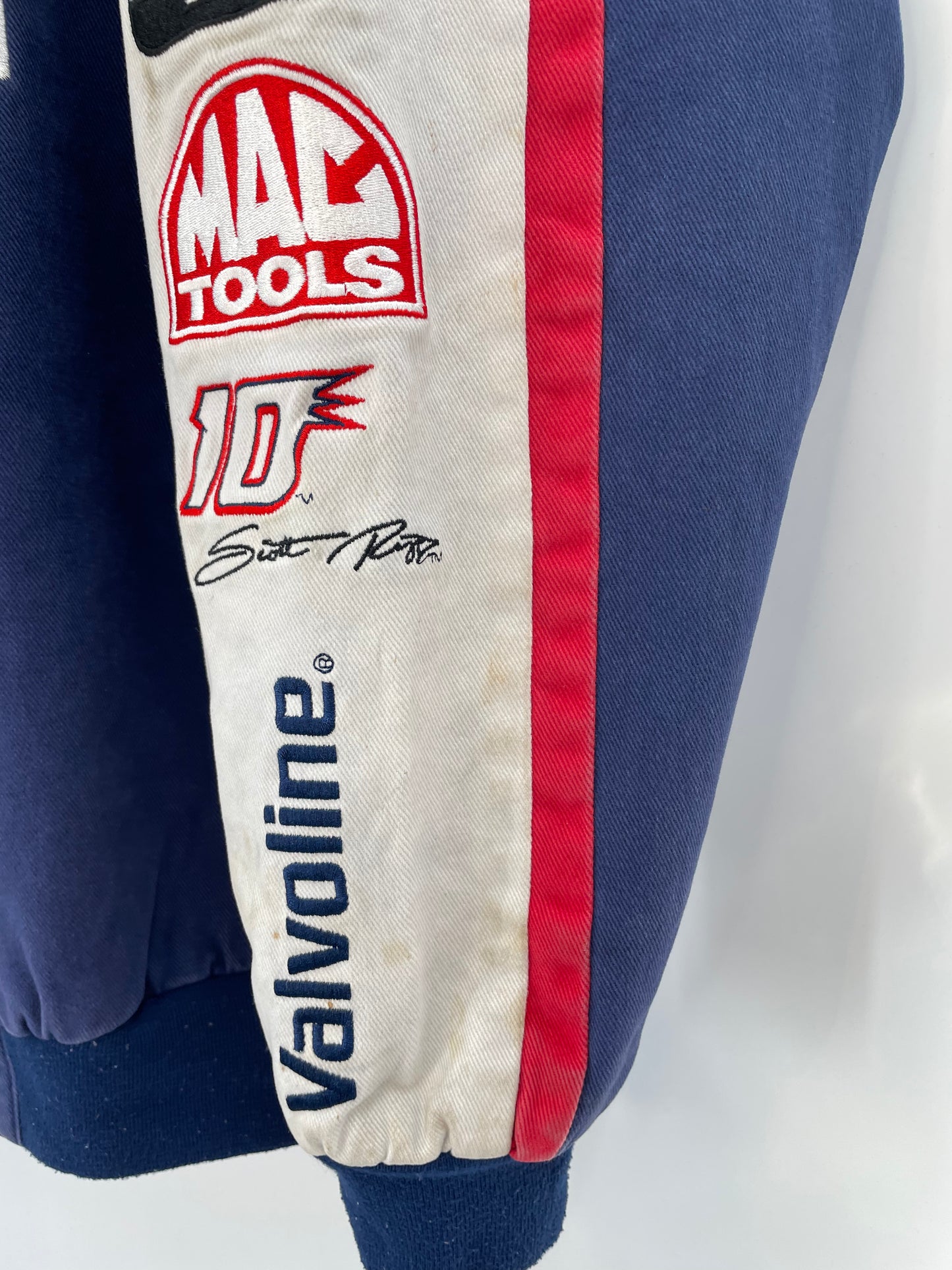 Vintage NASCAR VALVOLINE Size XL Racing Jacket / k2371