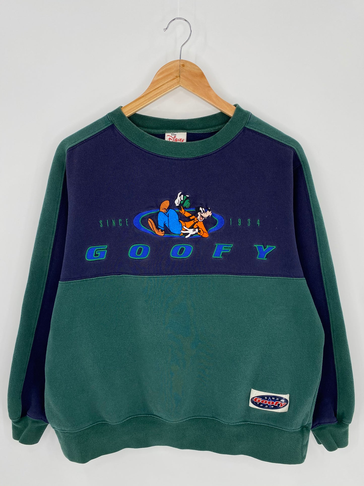 00' DISNEY GOOFY Size M Vintage Sweat-shirt / 6506