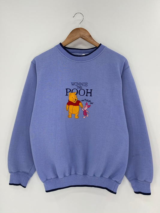 00' DISNEY POOH Size L Vintage Sweat-shirt / 8676