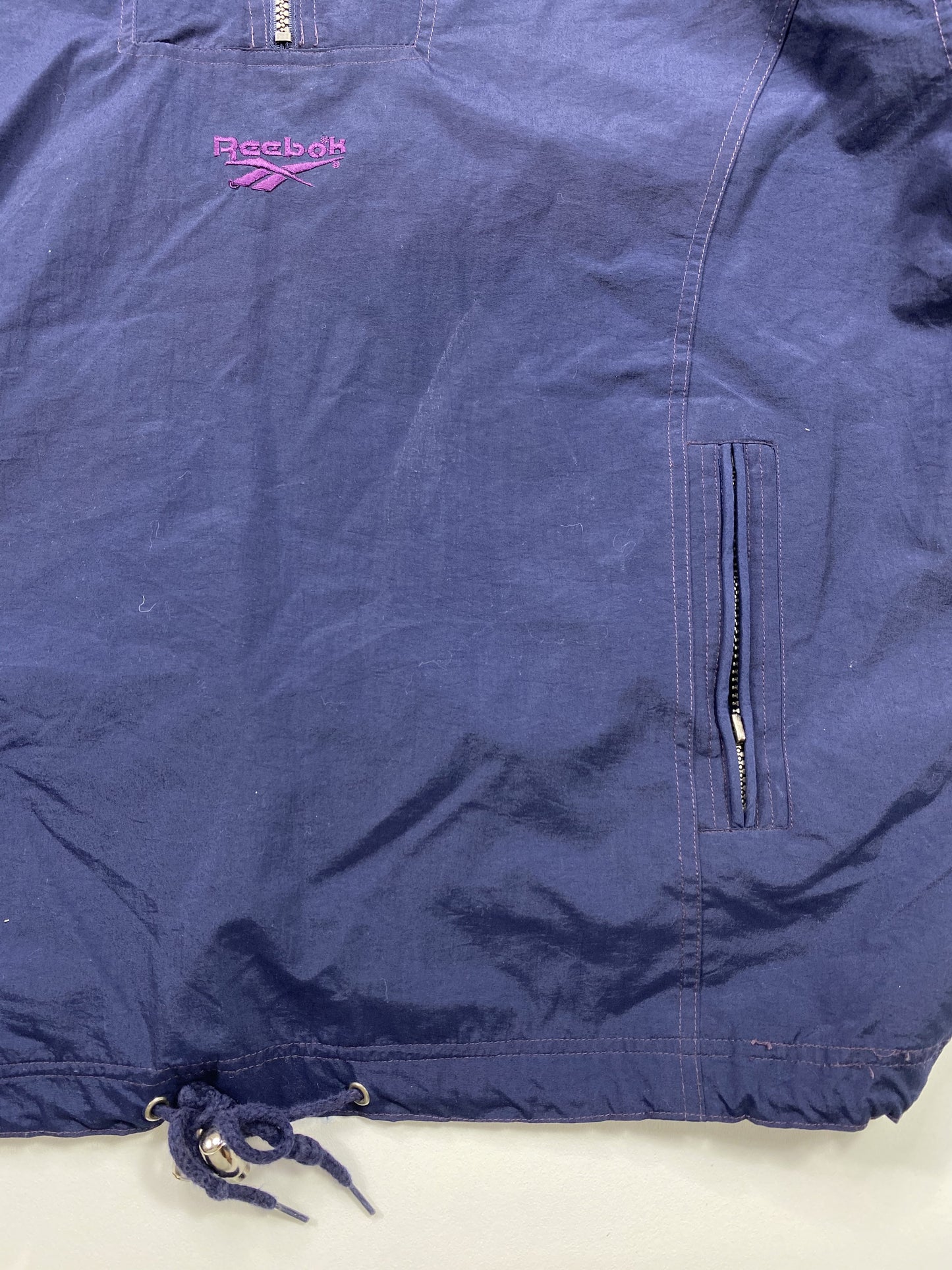 90’s REEBOK Size M Vintage Half Zip Nylon Jacket / K5029