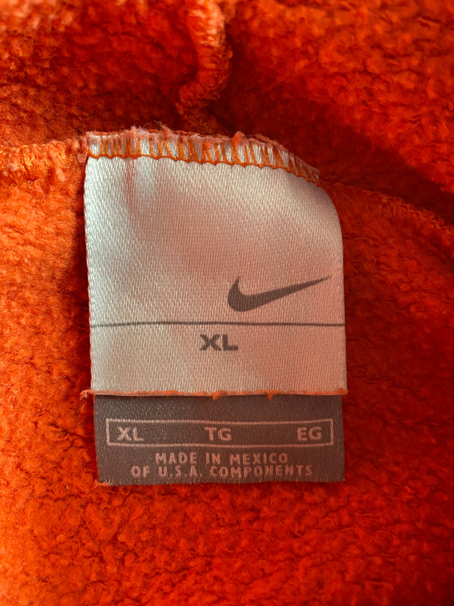 90’s NIKE CENTER SWOOSH Size XL Vintage Hoodie Sweat-shirt / K2130