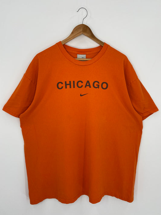 00’ NIKE CHICAGO Size XXL Vintage T-shirt / k812
