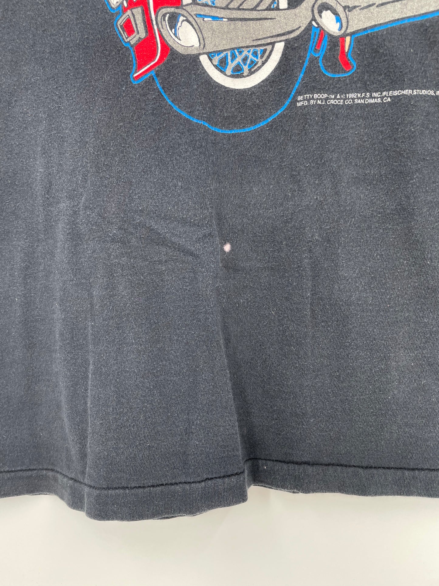 1992 BETTY BOOP Made in USA Size XL Vintage T-Shirts / 9840